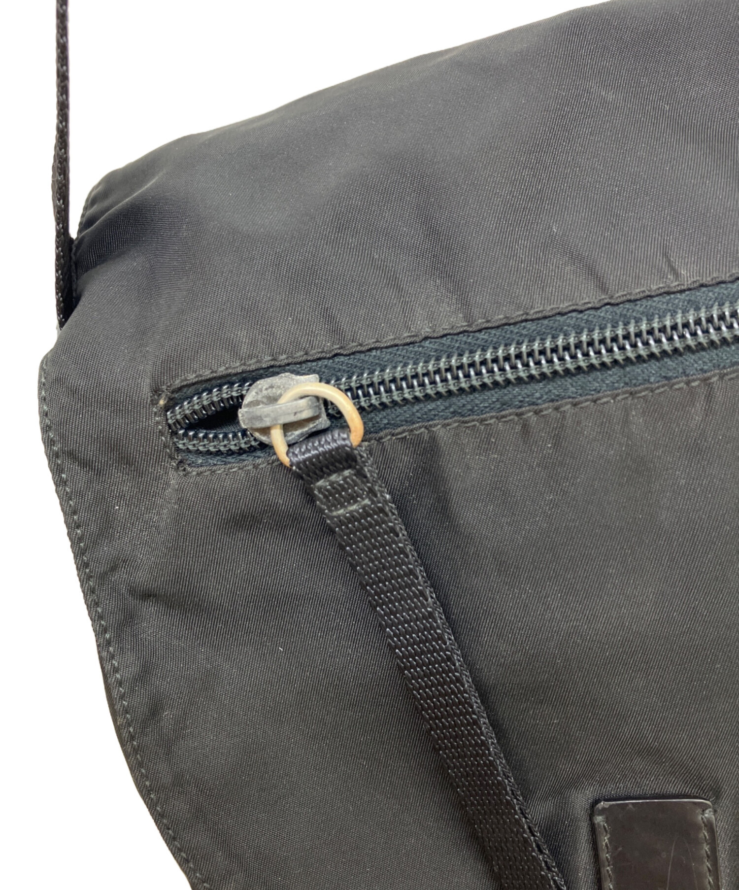 中古・古着通販】PRADA (プラダ) メッセンジャーバッグ ブラック