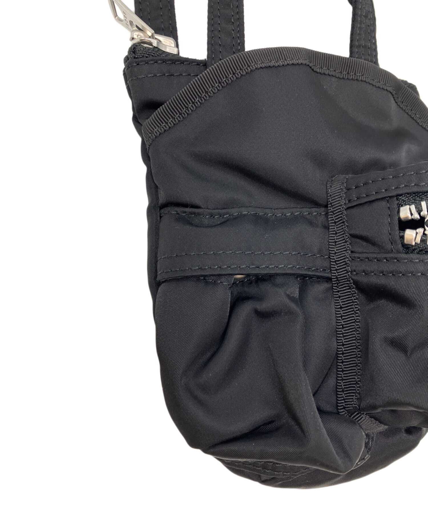 sacai✖︎PORTER 名作 ショルダー黒 中古・古着通販】sacai (サカイ) PORTER (ポーター) ナイロン