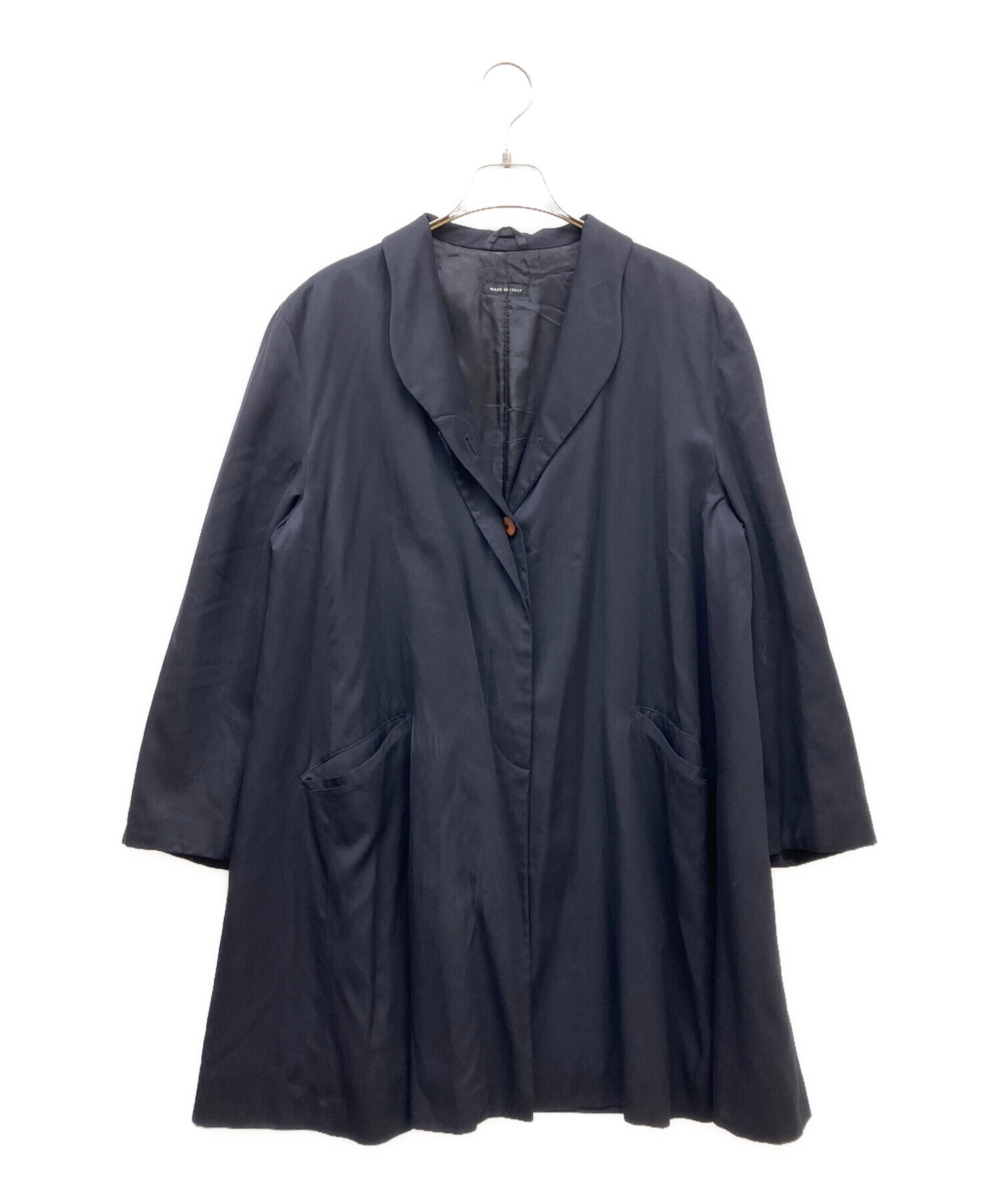 90's Giorgio Armani ダークネイビー チェスターコート 中古・古着通販】GIORGIO ARMANI (ジョルジオアルマーニ) チェスター