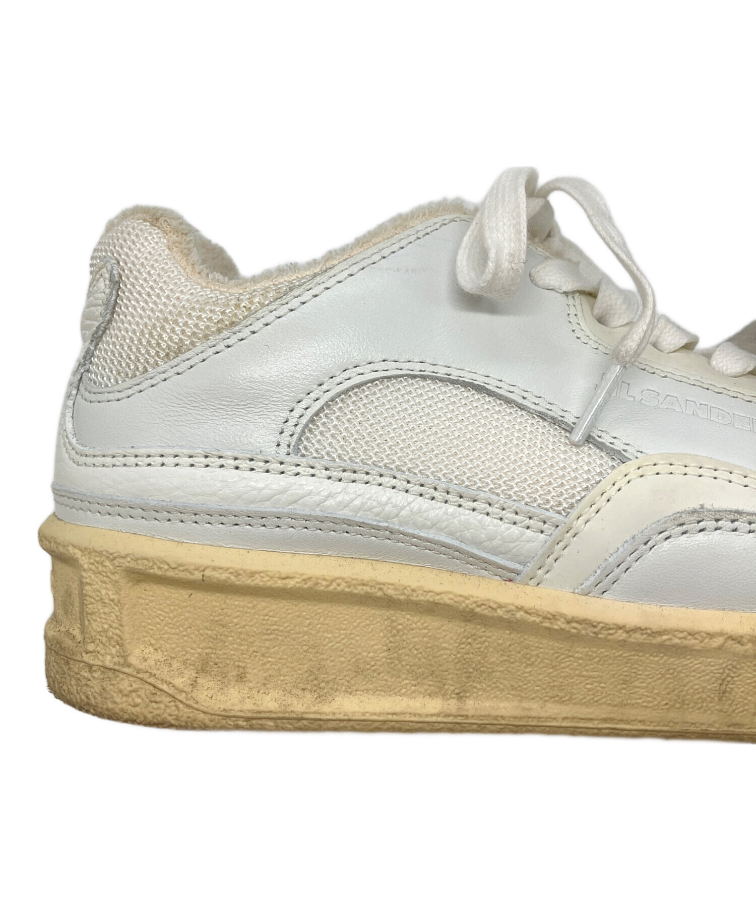 中古・古着通販】JIL SANDER (ジルサンダー) BASKET LO ホワイト 中古・古着通販】JIL SANDER (ジルサンダー) BASKET LO ホワイト