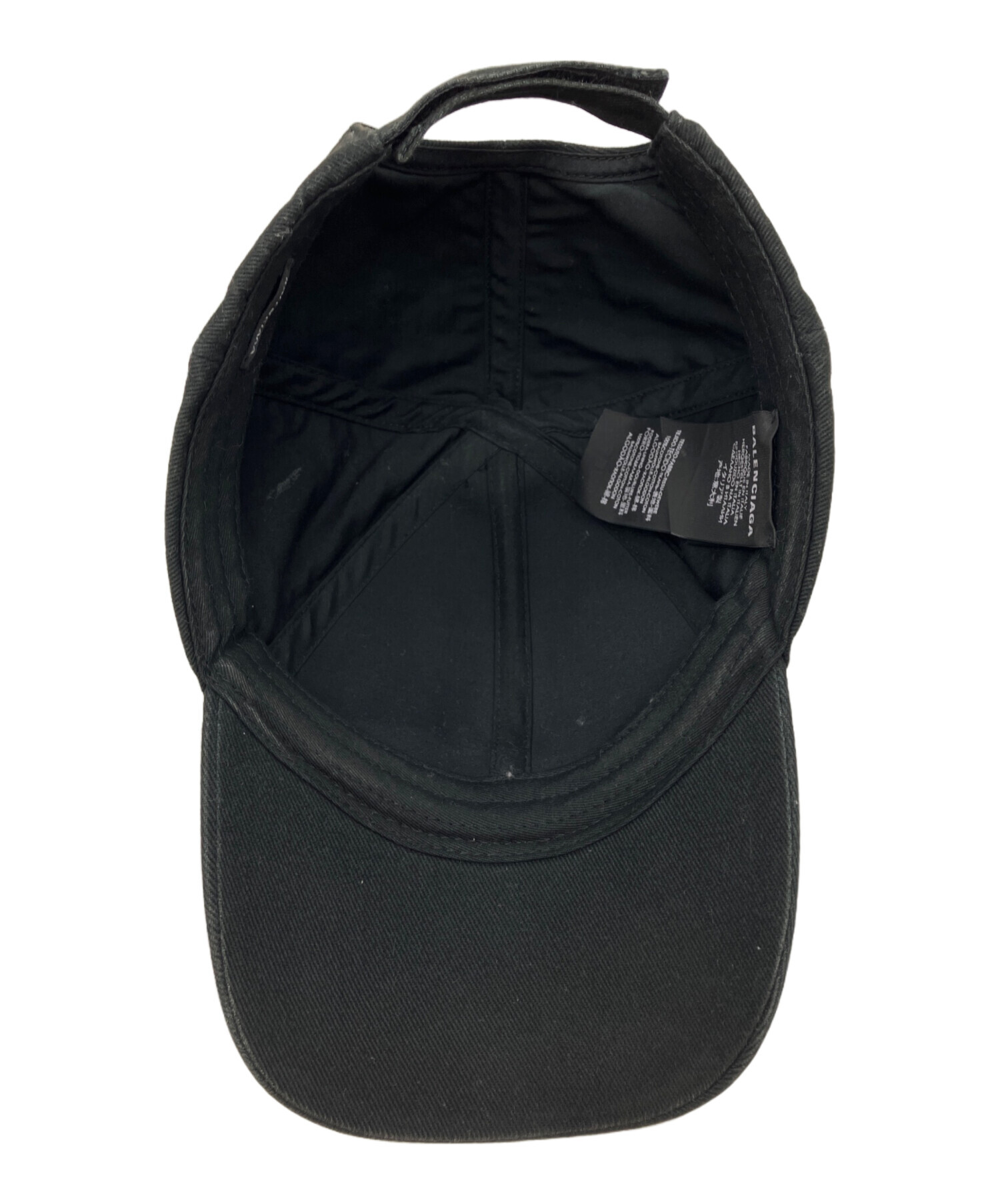 中古・古着通販】BALENCIAGA (バレンシアガ) Tattoo Logo Cap ブラック