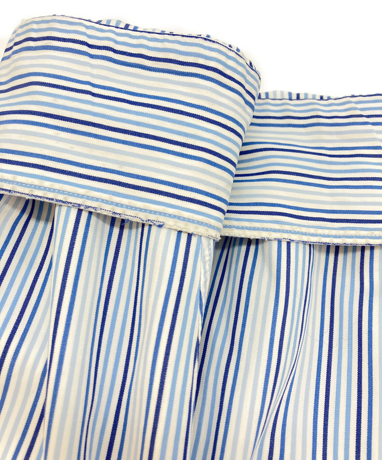 せいいさCOMME des GARÇONS 刺繍 ストライプシャツ M 中古・古着通販】COMME des GARCONS SHIRT (コムデギャルソンシャツ