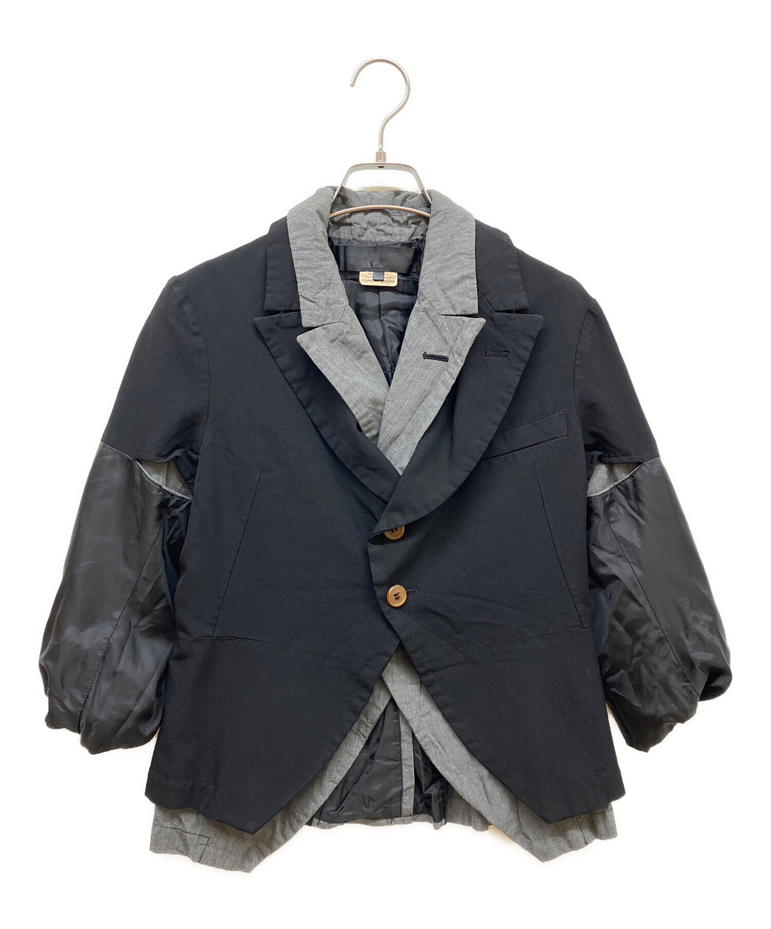 AD2015 コムデギャルソン レイヤードロングジャケット 中古・古着通販】COMME des GARCONS COMME des GARCONS