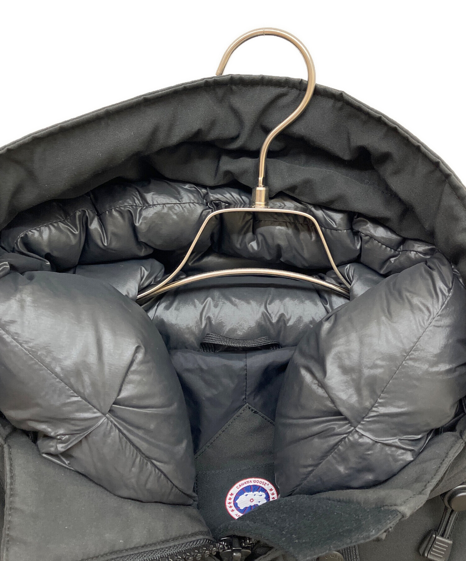 中古・古着通販】CANADA GOOSE (カナダグース) ELMWOOD PARKA ブラック 