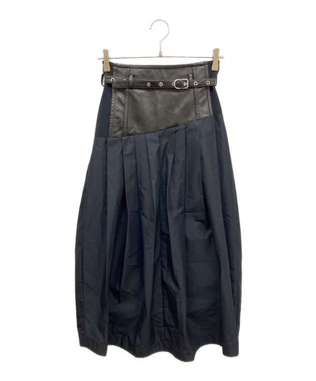 未使用 3.1 Phillip Lim フィリップリム 黒 ドレープ スカート 中古・古着通販】3.1 phillip lim (スリーワンフィリップリム) Belted
