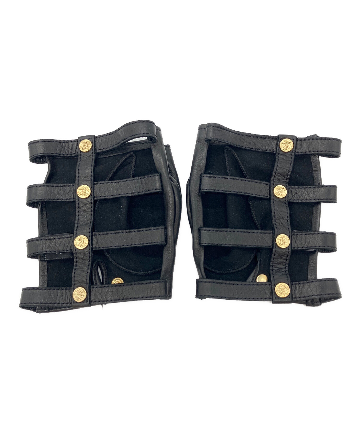中古・古着通販】CHANEL (シャネル) ココマークボタン レザーグローブ