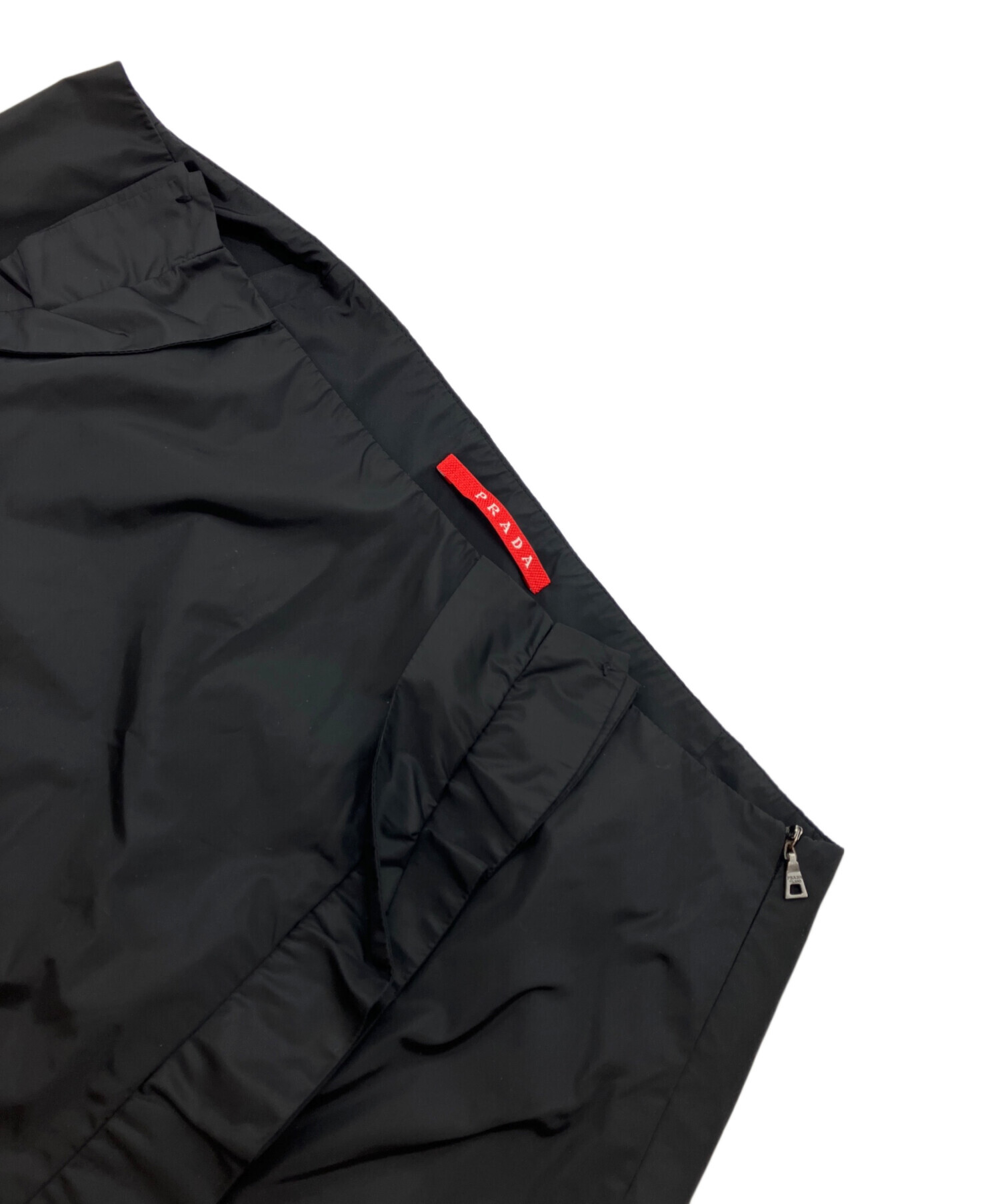 PRADA プラダ タイトスカート ブラック プラダスポーツ 40 中古・古着通販】PRADA SPORTS (プラダスポーツ) ナイロンタイト