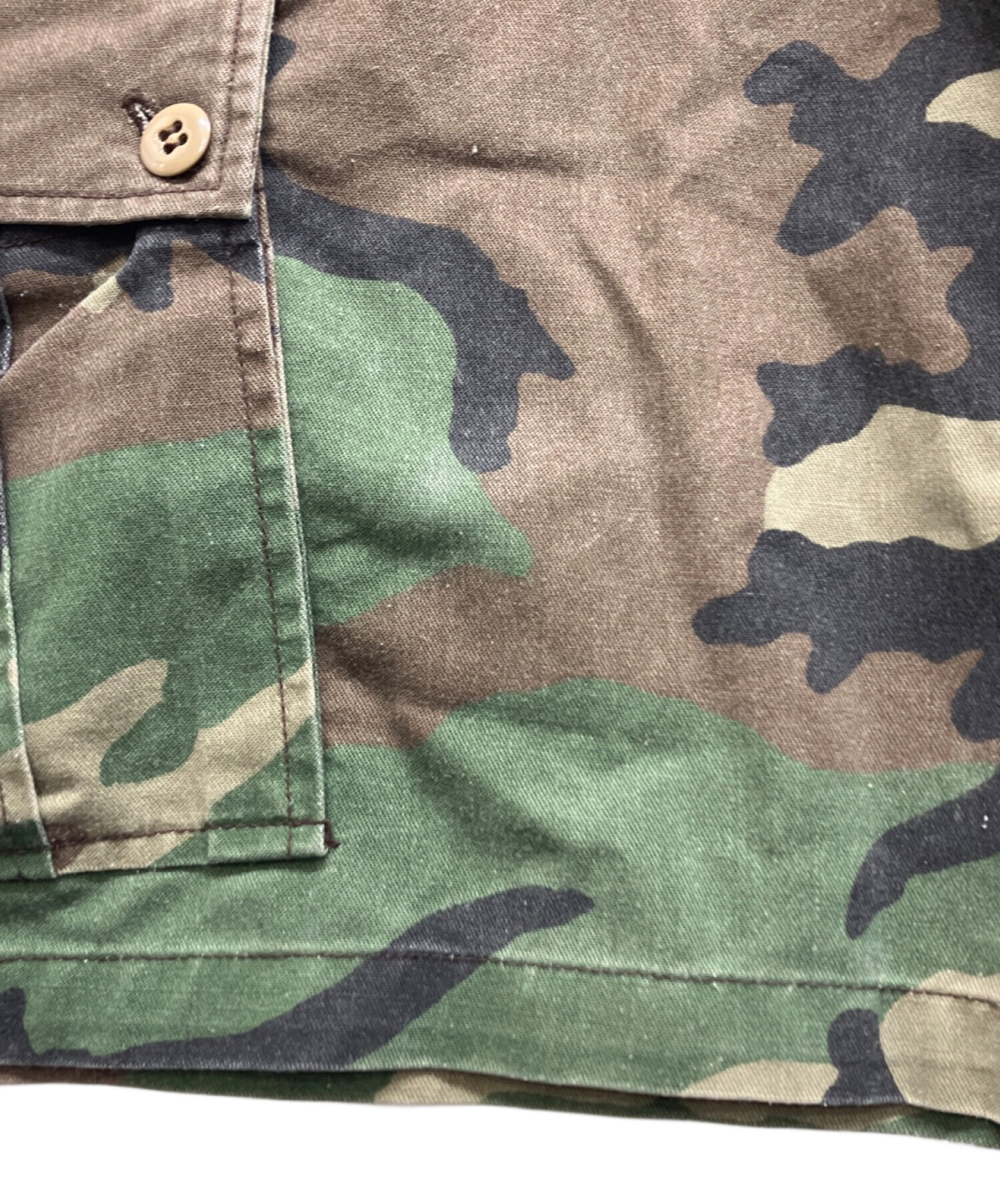 中古・古着通販】stussy (ステューシー) カモ柄ハーフパンツ オリーブ