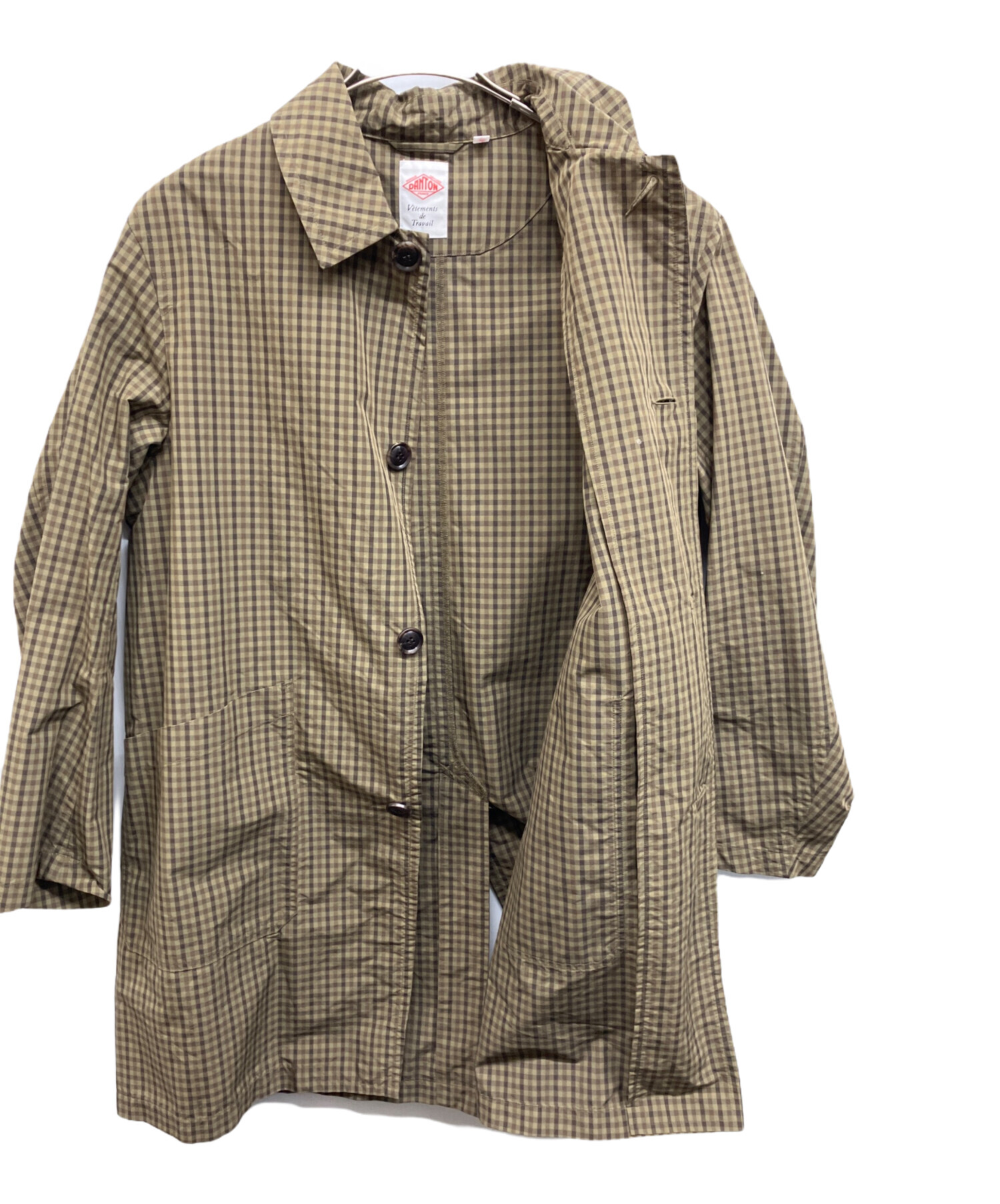 中古・古着通販】DANTON (ダントン) ナイロンタフタステンカラーコート