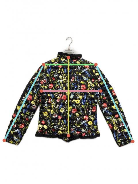 中古・古着通販】ESCADA (エスカーダ) 花柄中綿ジャケット ブラック