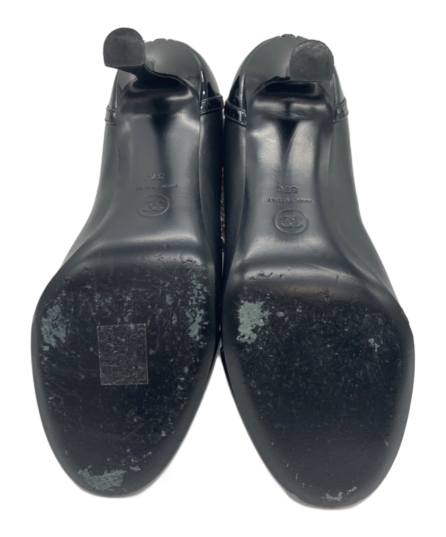 中古・古着通販】CHANEL (シャネル) ビジューココマークレザージップ