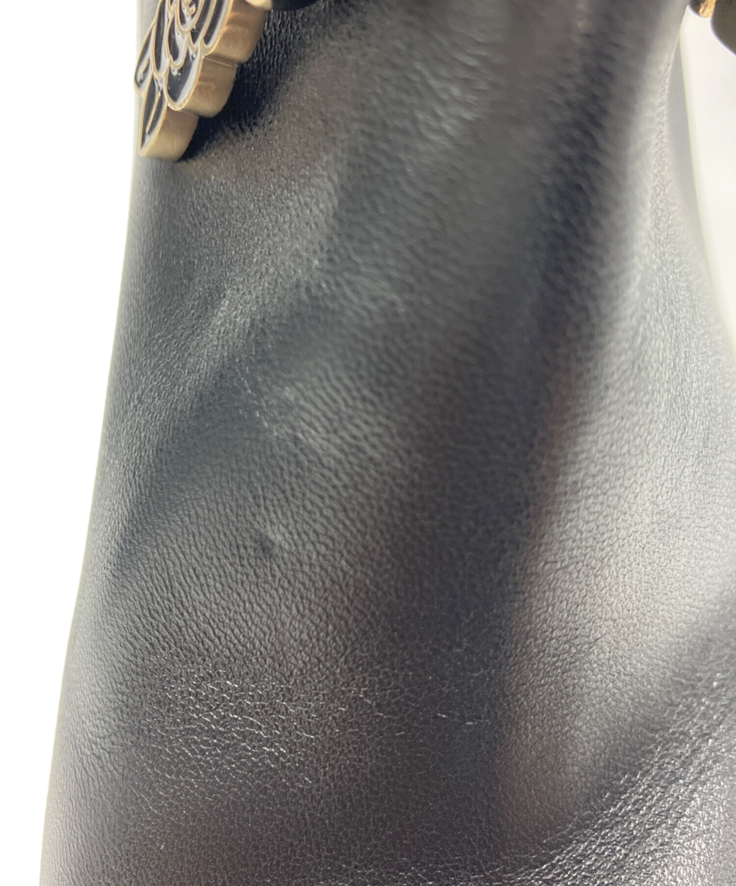 中古・古着通販】CHANEL (シャネル) ビジューココマークレザージップ