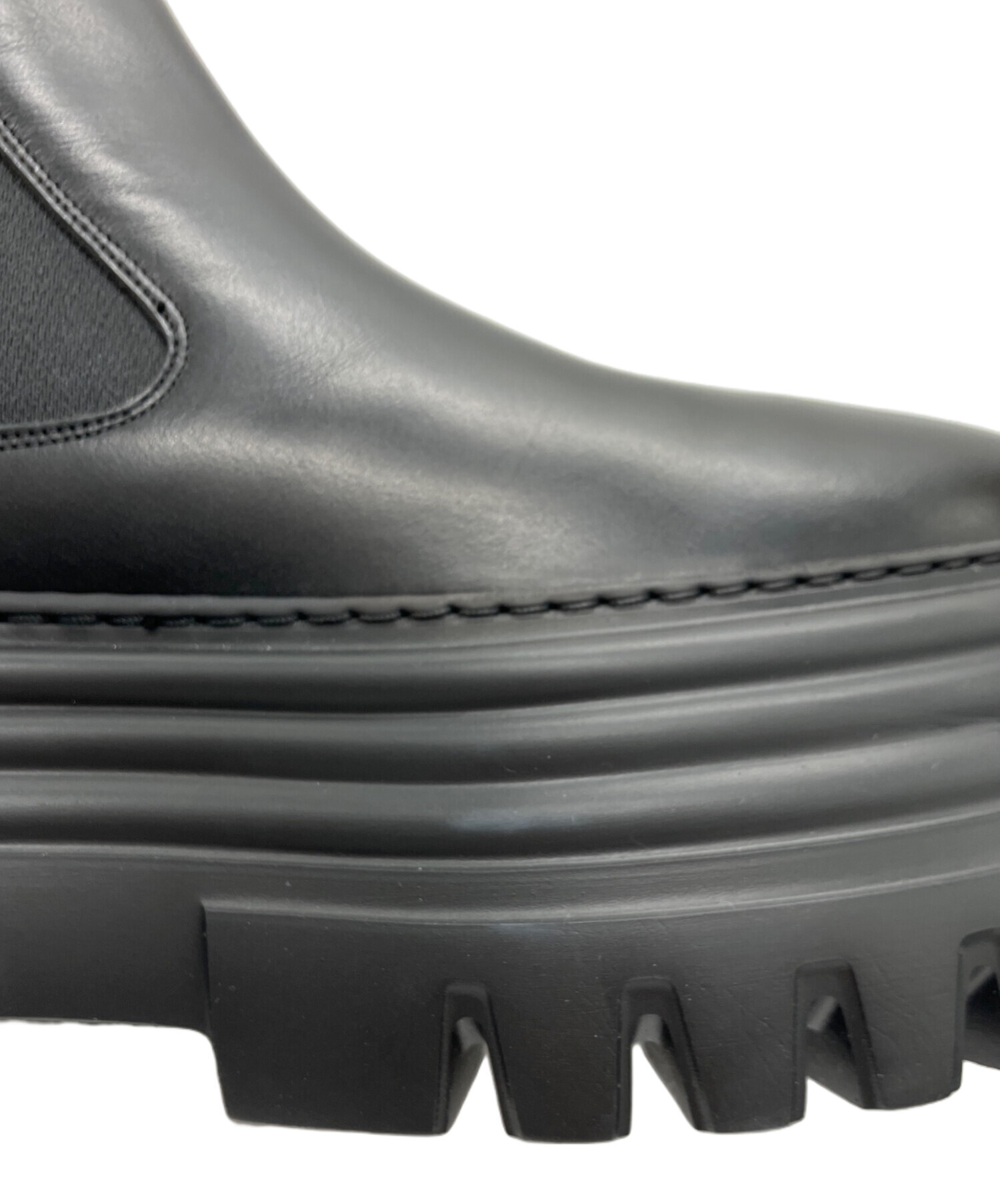 中古・古着通販】BALLY (バリー) サイドゴアブーツ ブラック サイズ:37