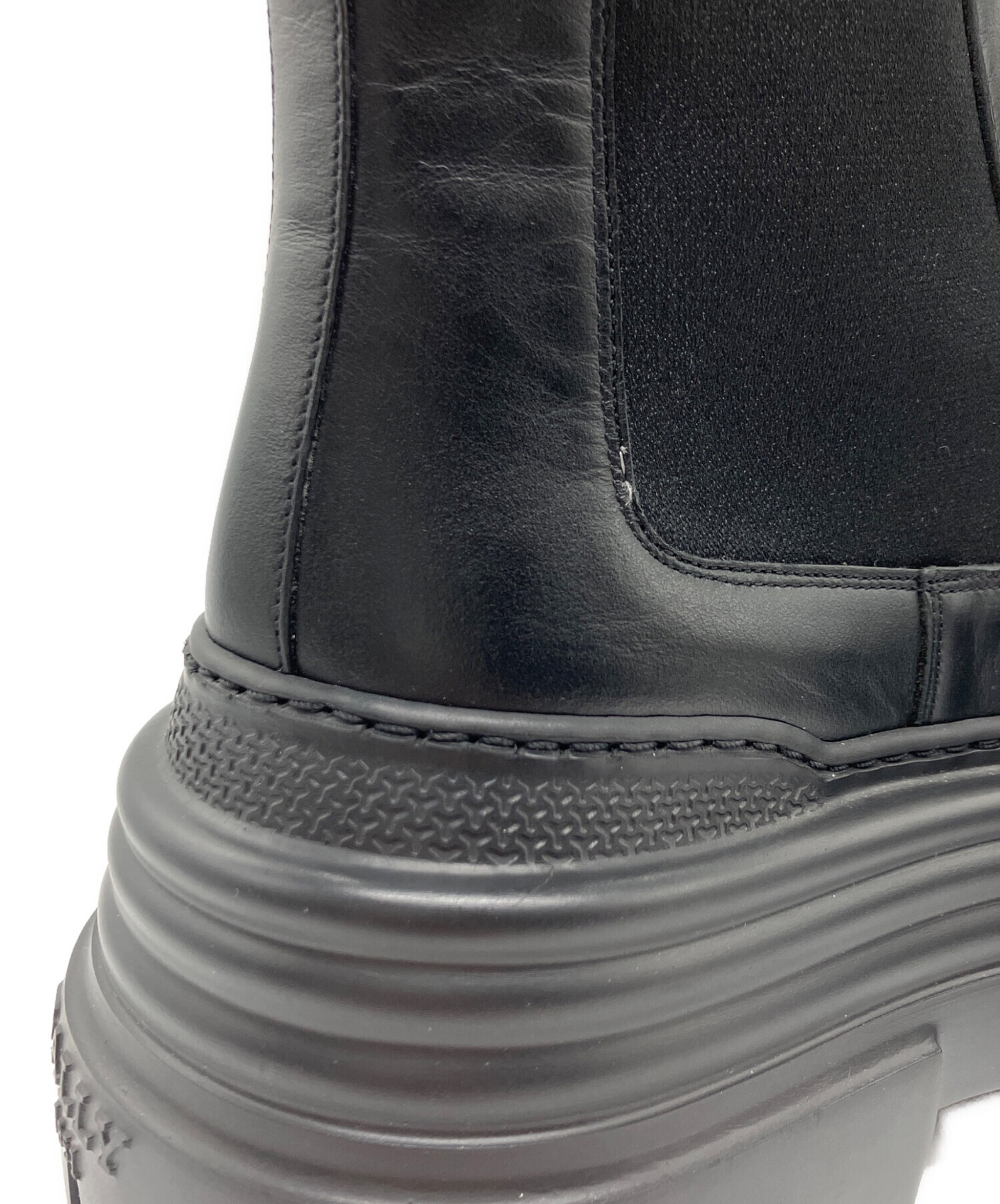 中古・古着通販】BALLY (バリー) サイドゴアブーツ ブラック サイズ:37