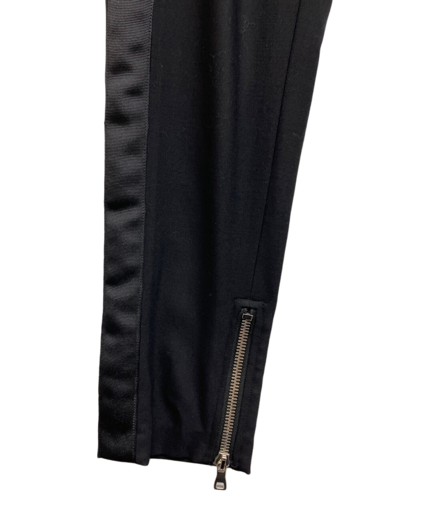 中古・古着通販】BALMAIN (バルマン) サイドラインスリムパンツ 