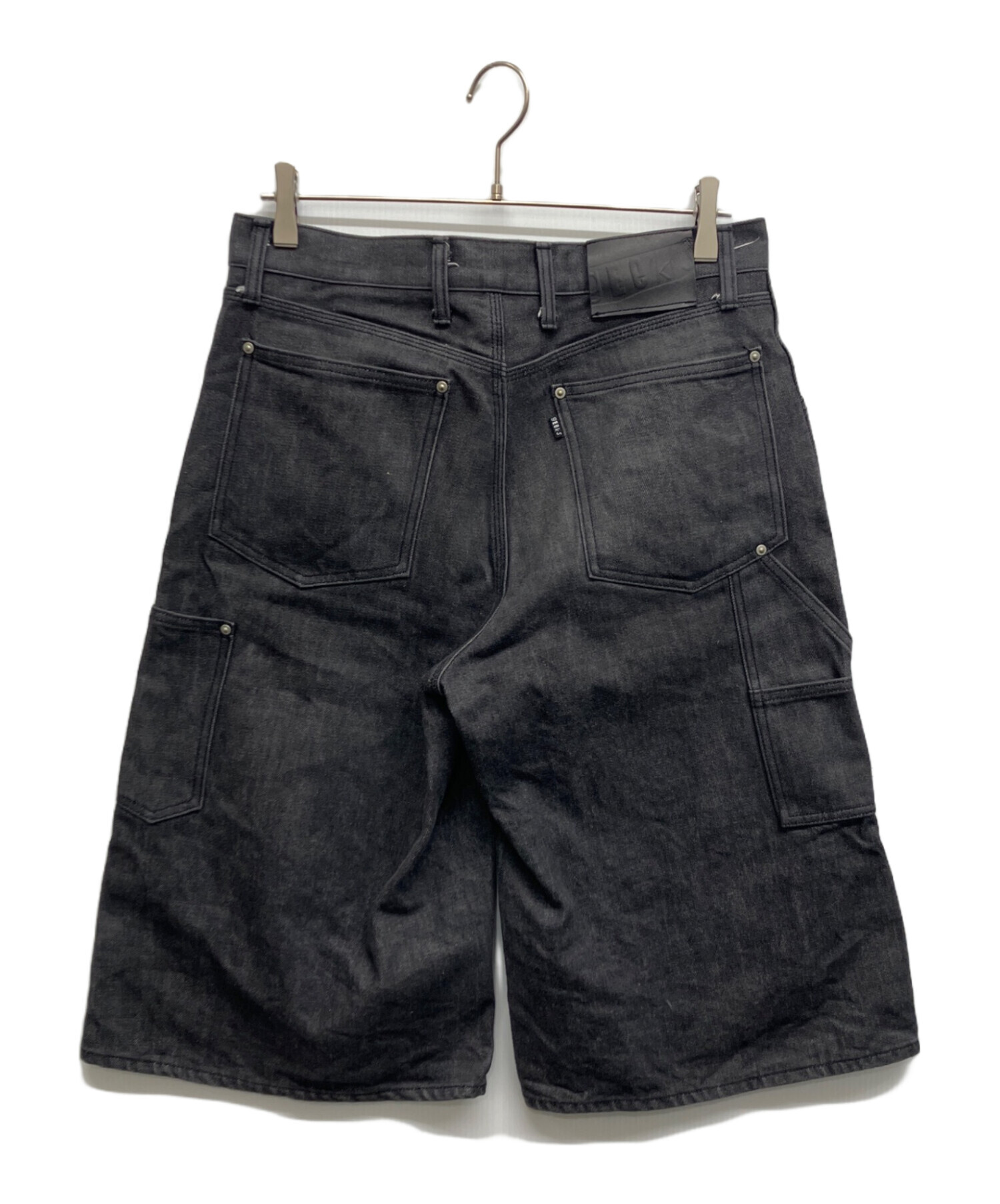 中古・古着通販】geeks (ギークス) DENIM DOWBLE KNEE HALF PANTS 