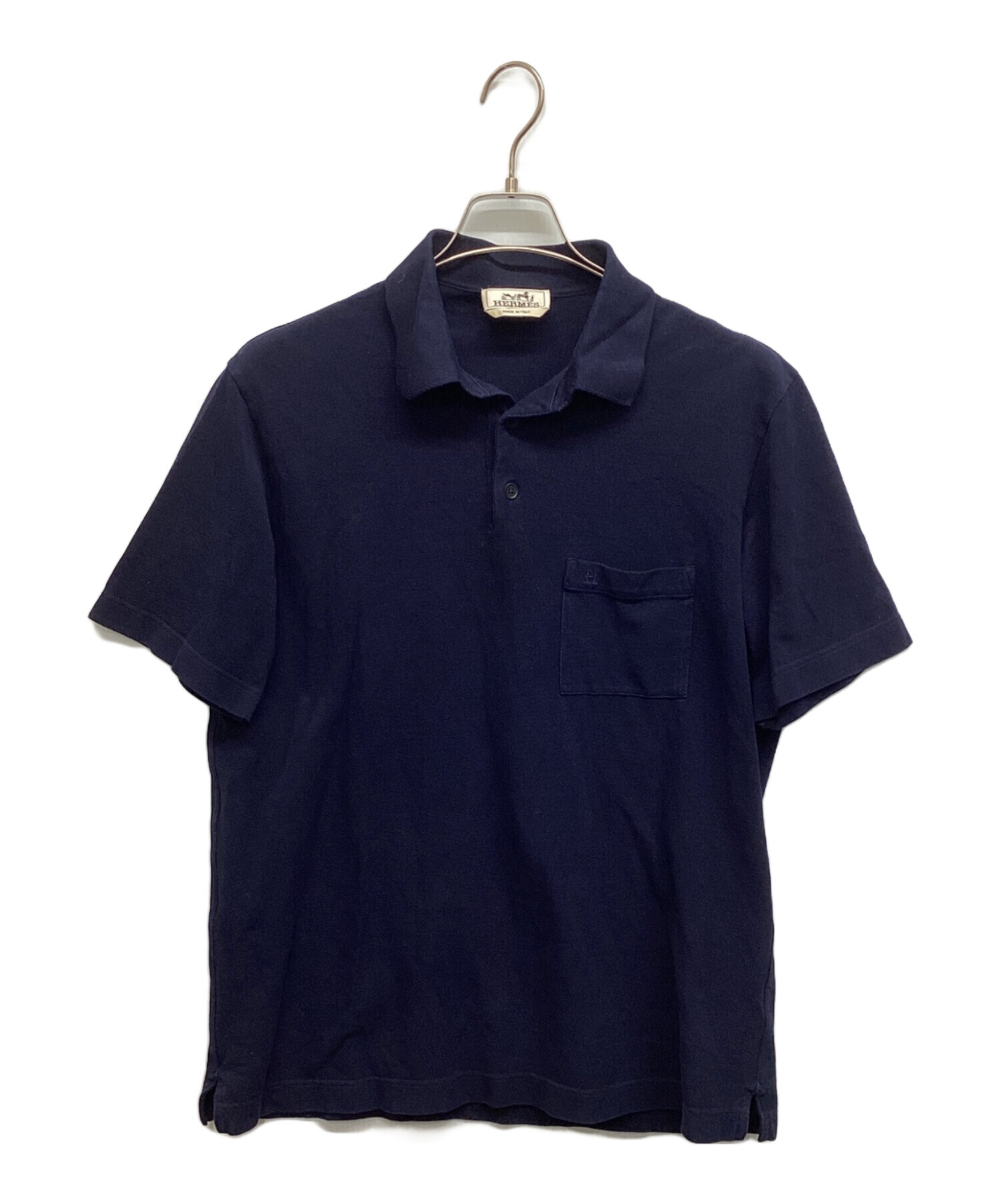 中古・古着通販】HERMES (エルメス) 胸刺繍コットンポロシャツ