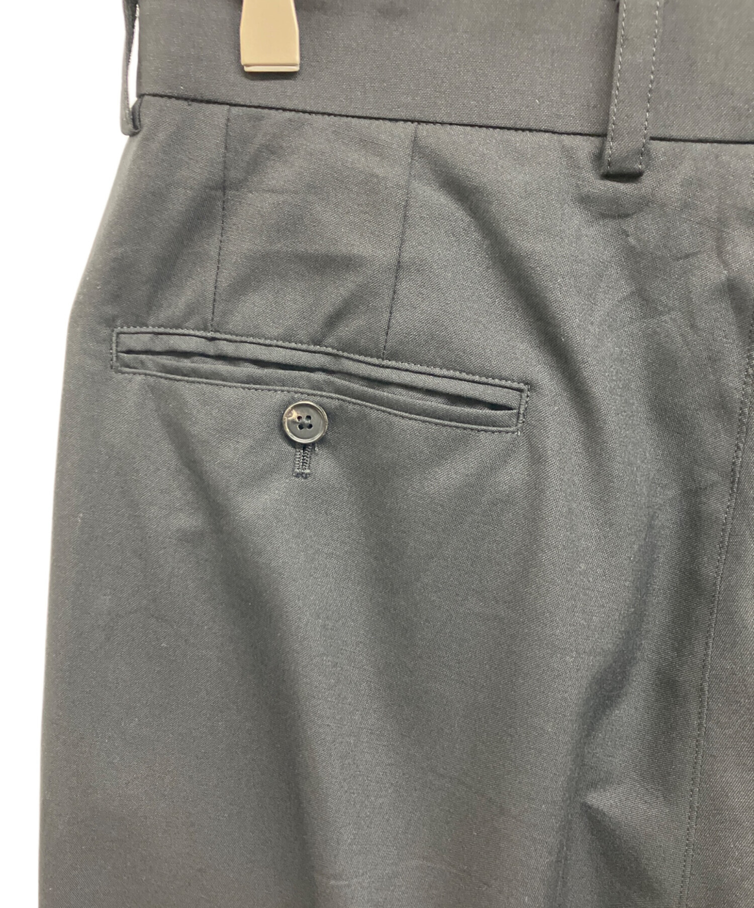 中古・古着通販】cornier (コルニエ) ウールスラックス ブラック