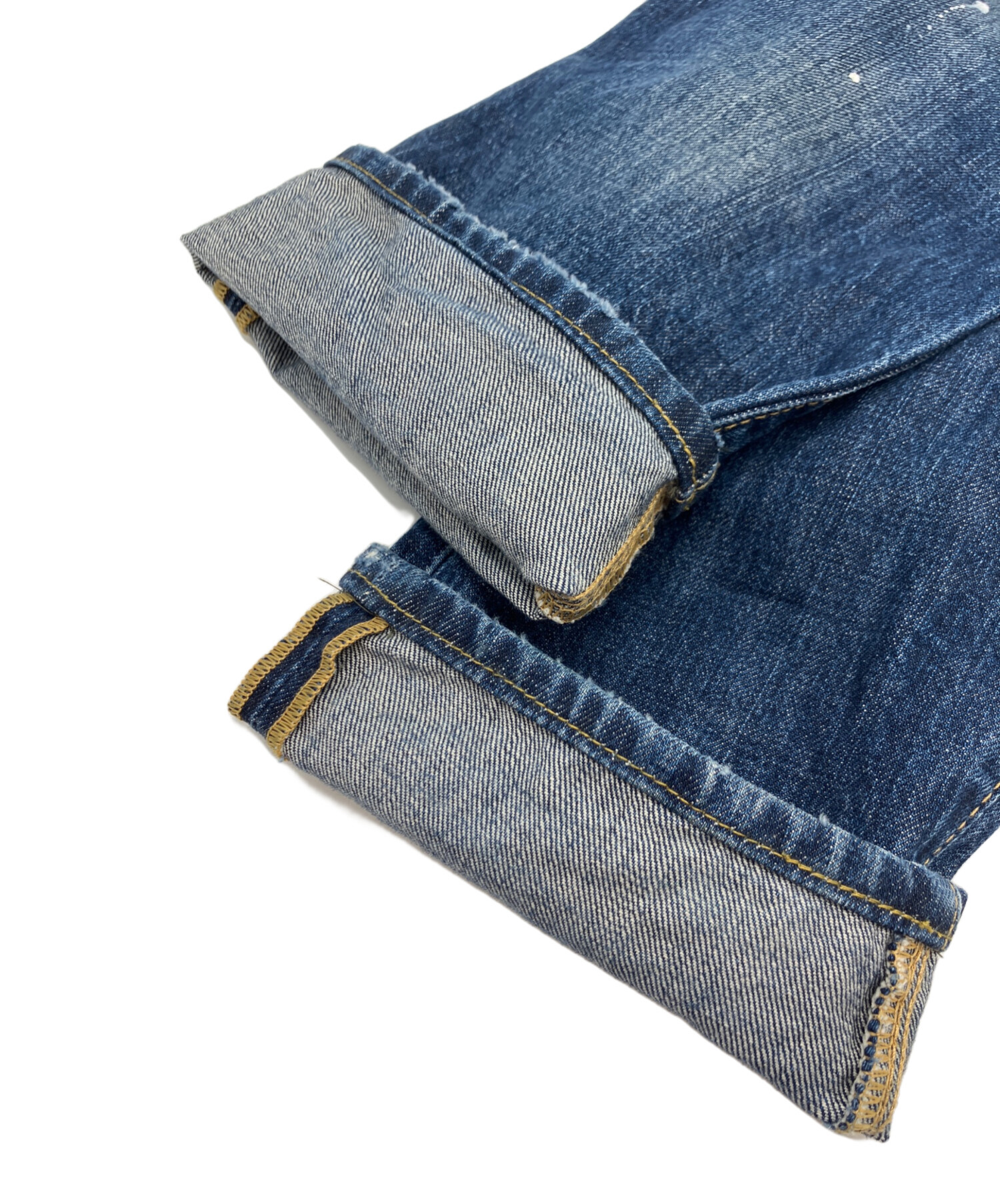 希少！！DSQUAED2ペイント加工デニムサイズ44 中古・古着通販】DSQUARED2 (ディースクエアード) ペンキ加工デニム