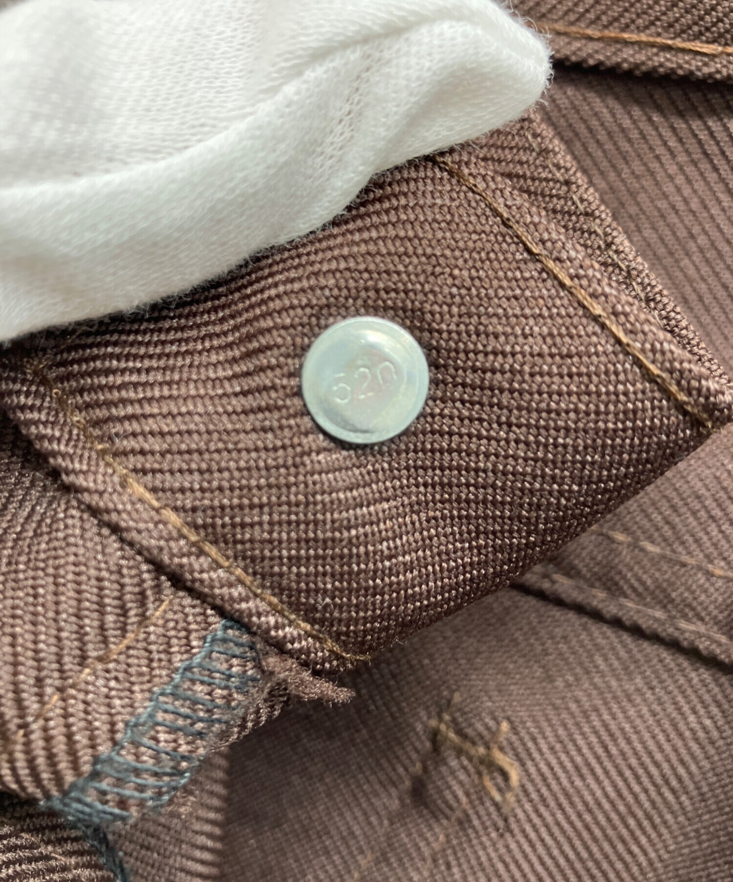 中古・古着通販】LEVI'S (リーバイス) 80s ボタン裏520 42TALON 517