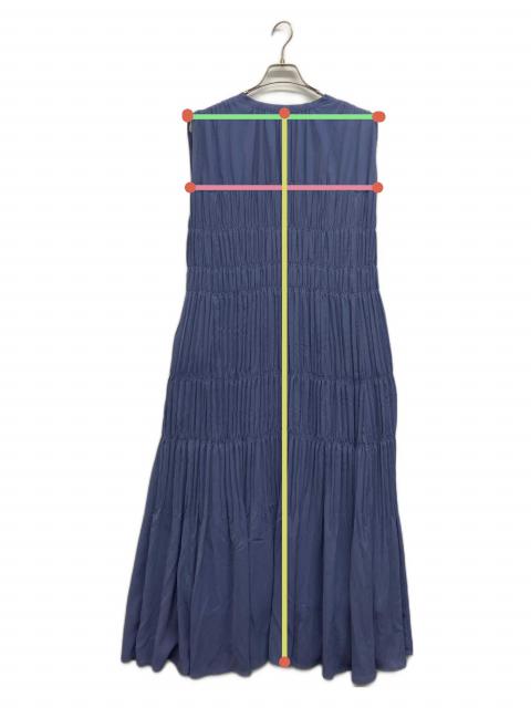 ameri 初日完売済み　SHIRRING PLEATS BLOUSE新品タグ付 中古・古着通販】AMERI (アメリ) SHIRRING PLEATS NS DRESS ブルー