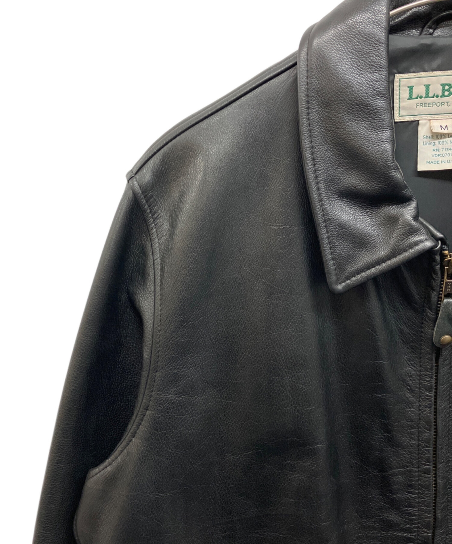 中古・古着通販】L.L.Bean (エルエルビーン) レザースポーツジャケット