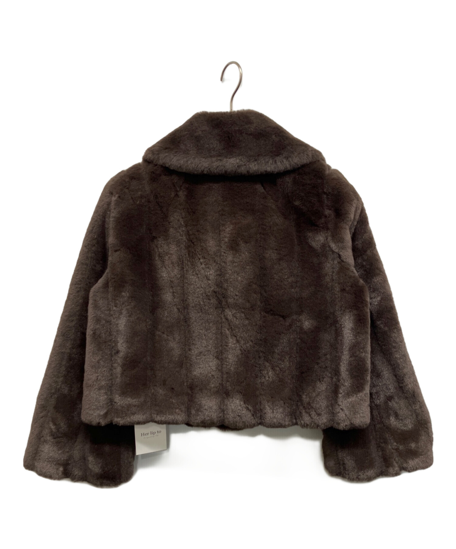 Her lip to Winter Love Faux Fur Coat