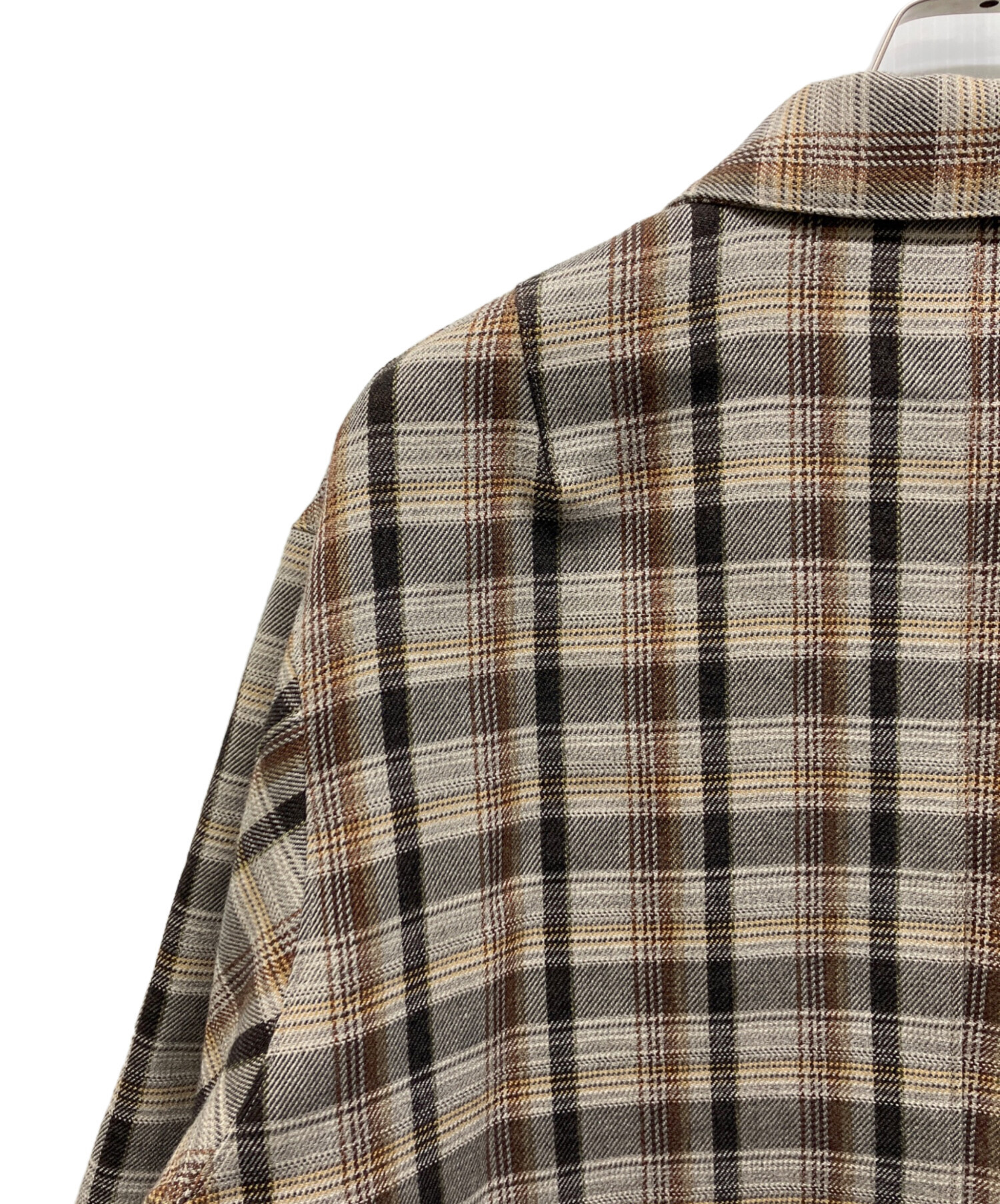 中古・古着通販】AURALEE (オーラリー) DOUBLE FACE CHECK ZIP BLOUSON