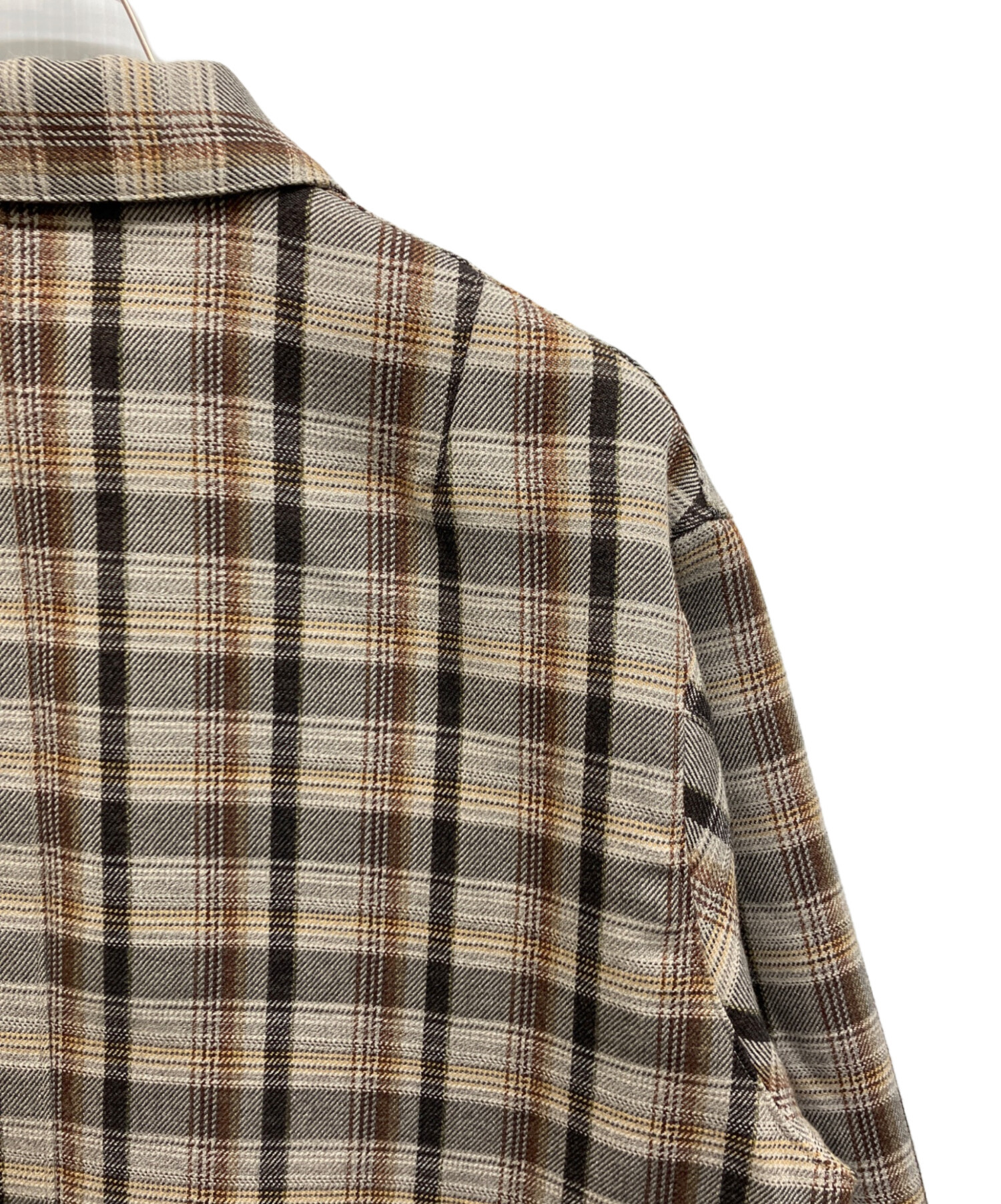 中古・古着通販】AURALEE (オーラリー) DOUBLE FACE CHECK ZIP BLOUSON