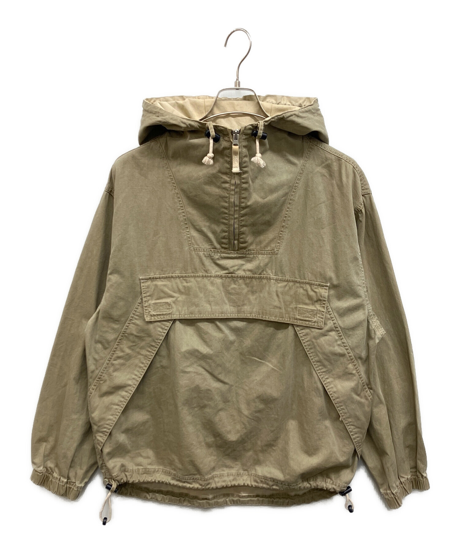 中古・古着通販】GAP (ギャップ) アノラックパーカー ベージュ サイズ