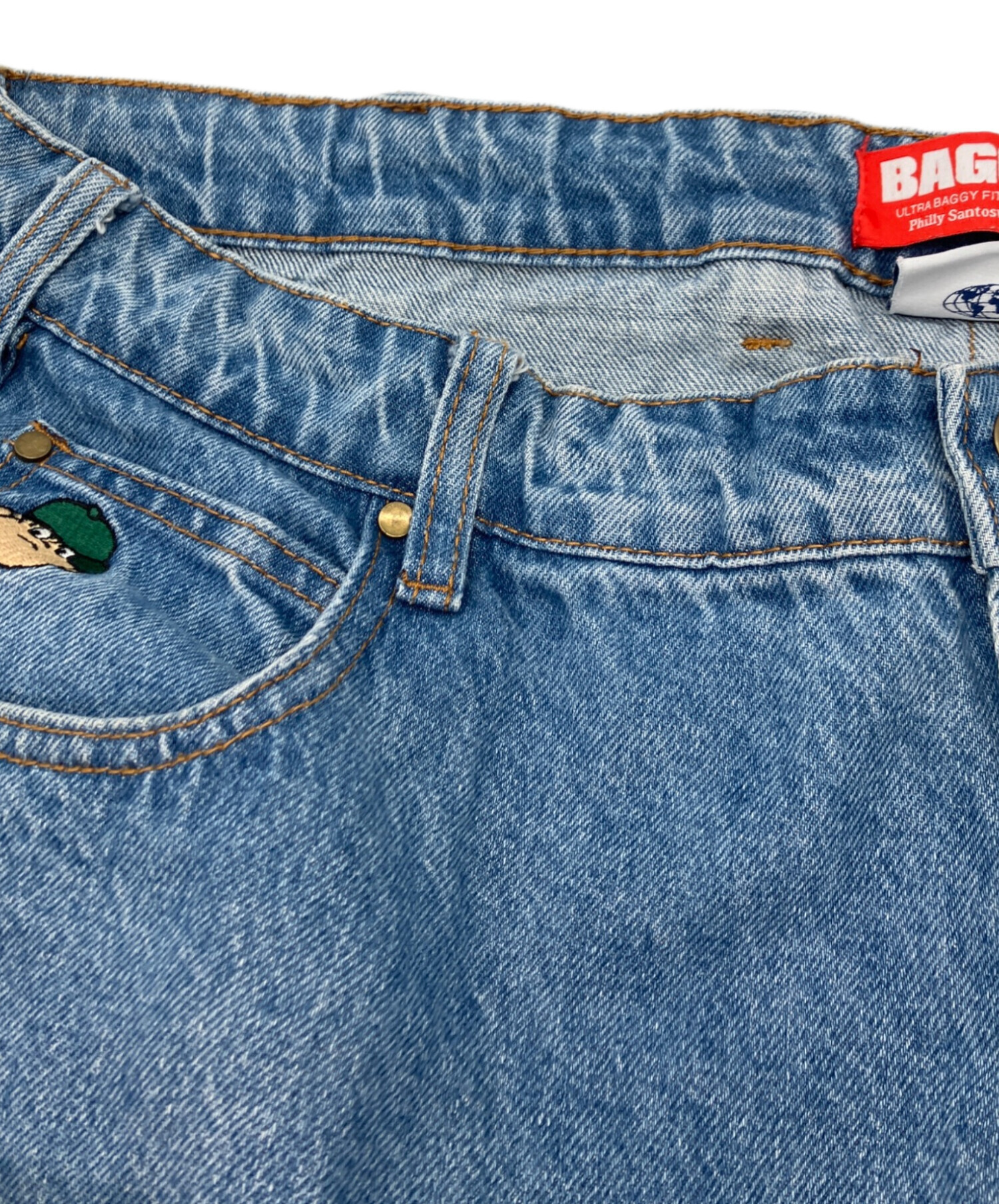 中古・古着通販】BUTTER GOODS (バターグッズ) BAGGIESTデニムパンツ