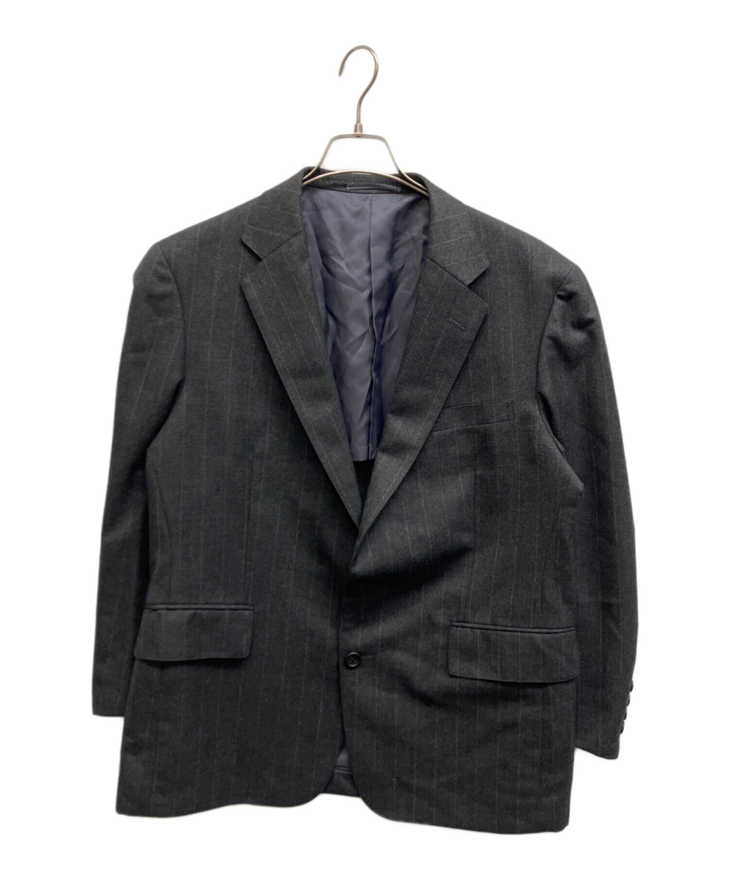 Lサイズ相当 ジェープレス スーツ セットアップ グレー　J.PRESS ウール 中古・古着通販】J.PRESS (ジェイプレス) ウールセットアップ グレー