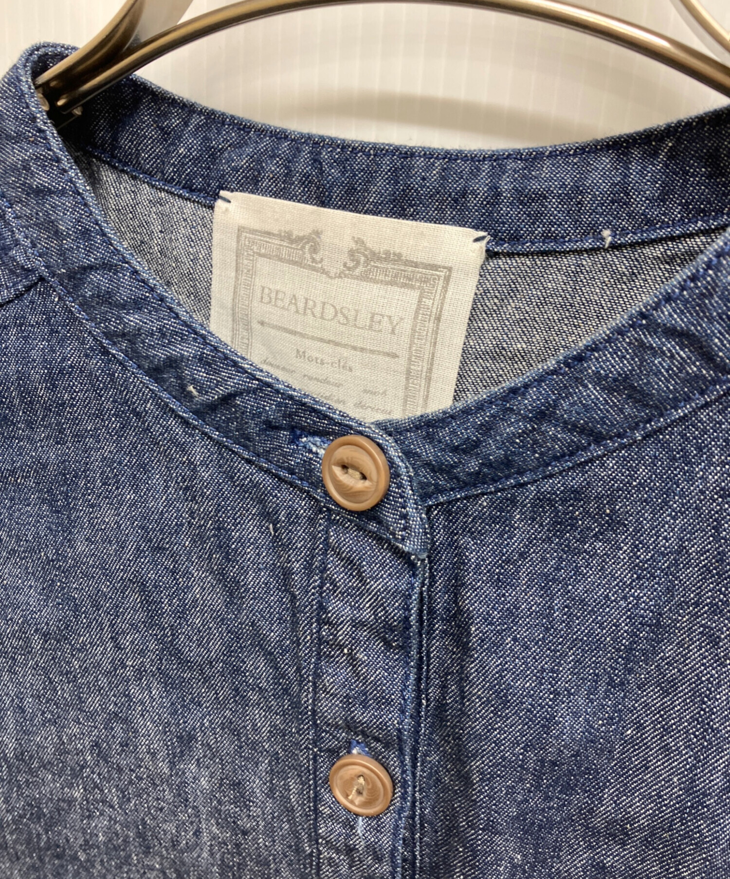中古・古着通販】BEARDSLEY (ビアズリー) デニムティアードシャツ