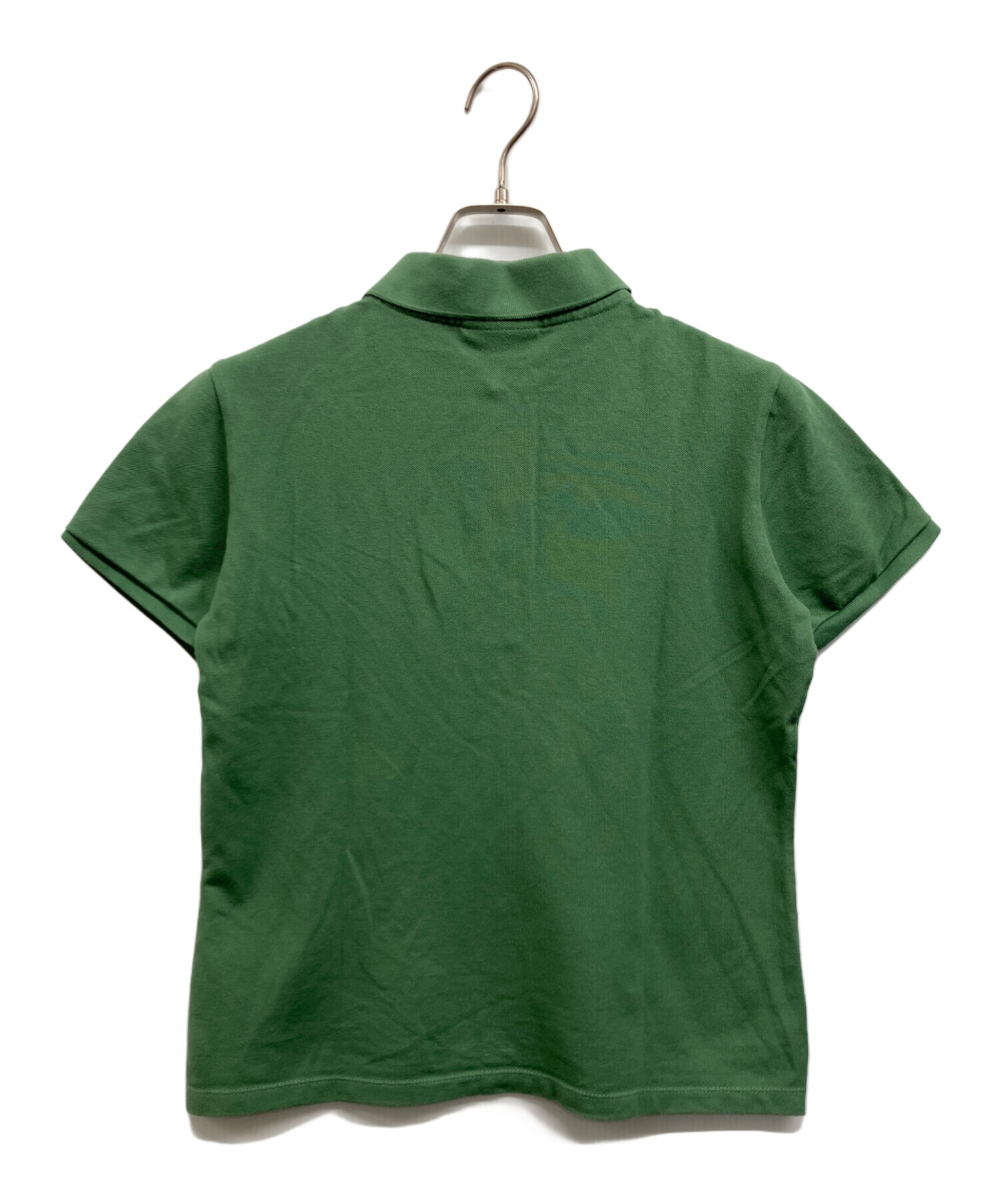 LACOSTE (ラコステ) ポロシャツ LACOSTE　ストレッチ コットン ピケポロシャツ(半袖)　グリーン PE5462L　40　スリムフィット　【中古】 中古・古着通販】LACOSTE (ラコステ) ストレッチ コットン ピケ