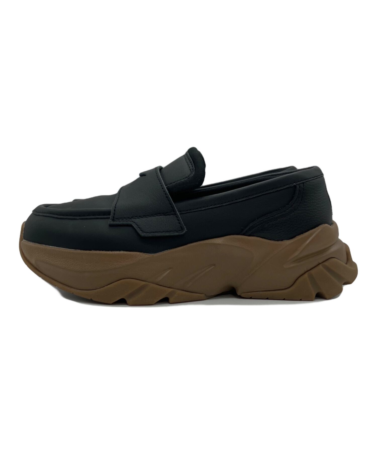 中古・古着通販】PUMA (プーマ) ローファー ブラック サイズ:23cm 