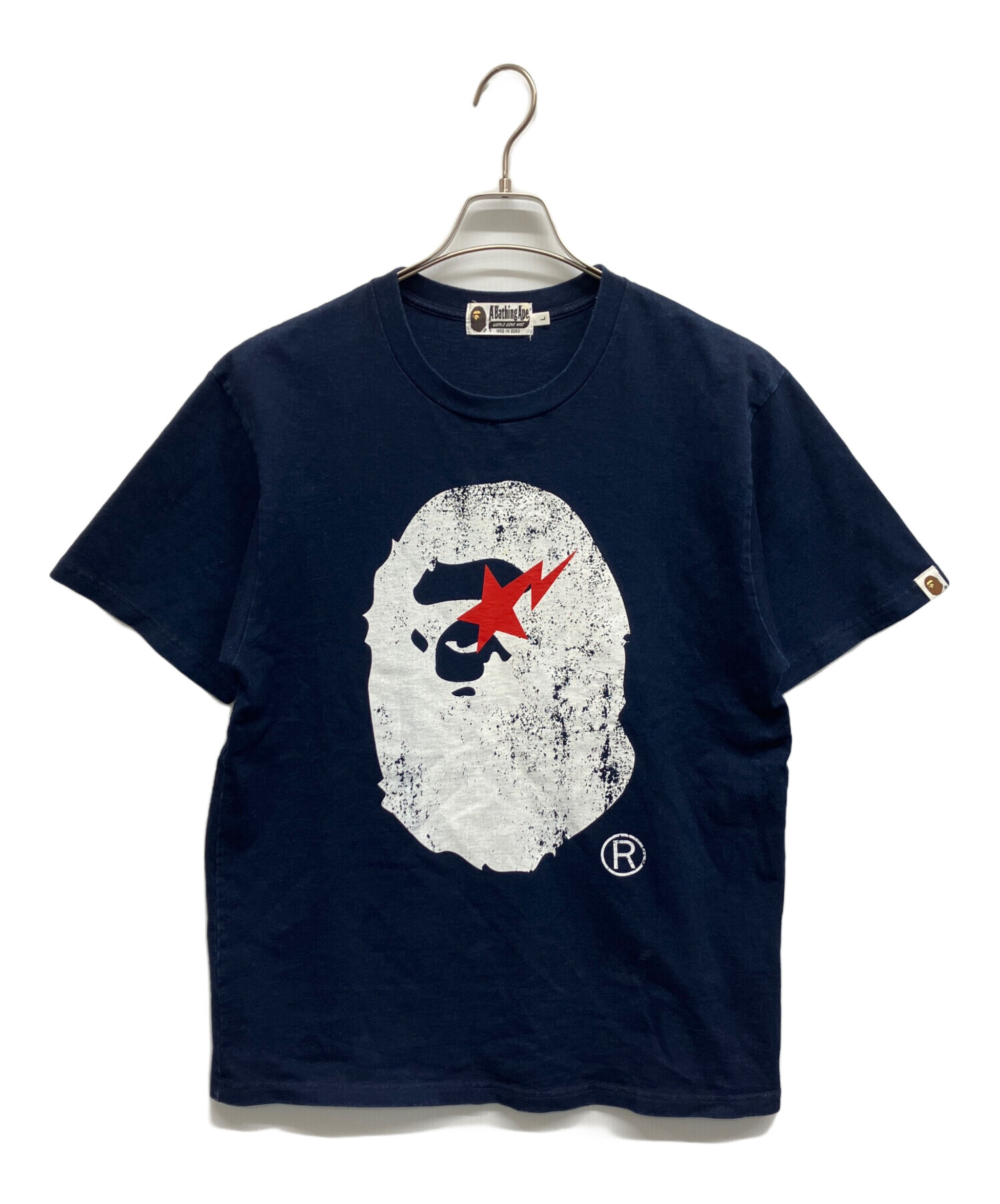 アベイジングエイプ Tシャツ エイプ tシャツ青 アベイシングエイプのメンズTシャツのおすすめ人気