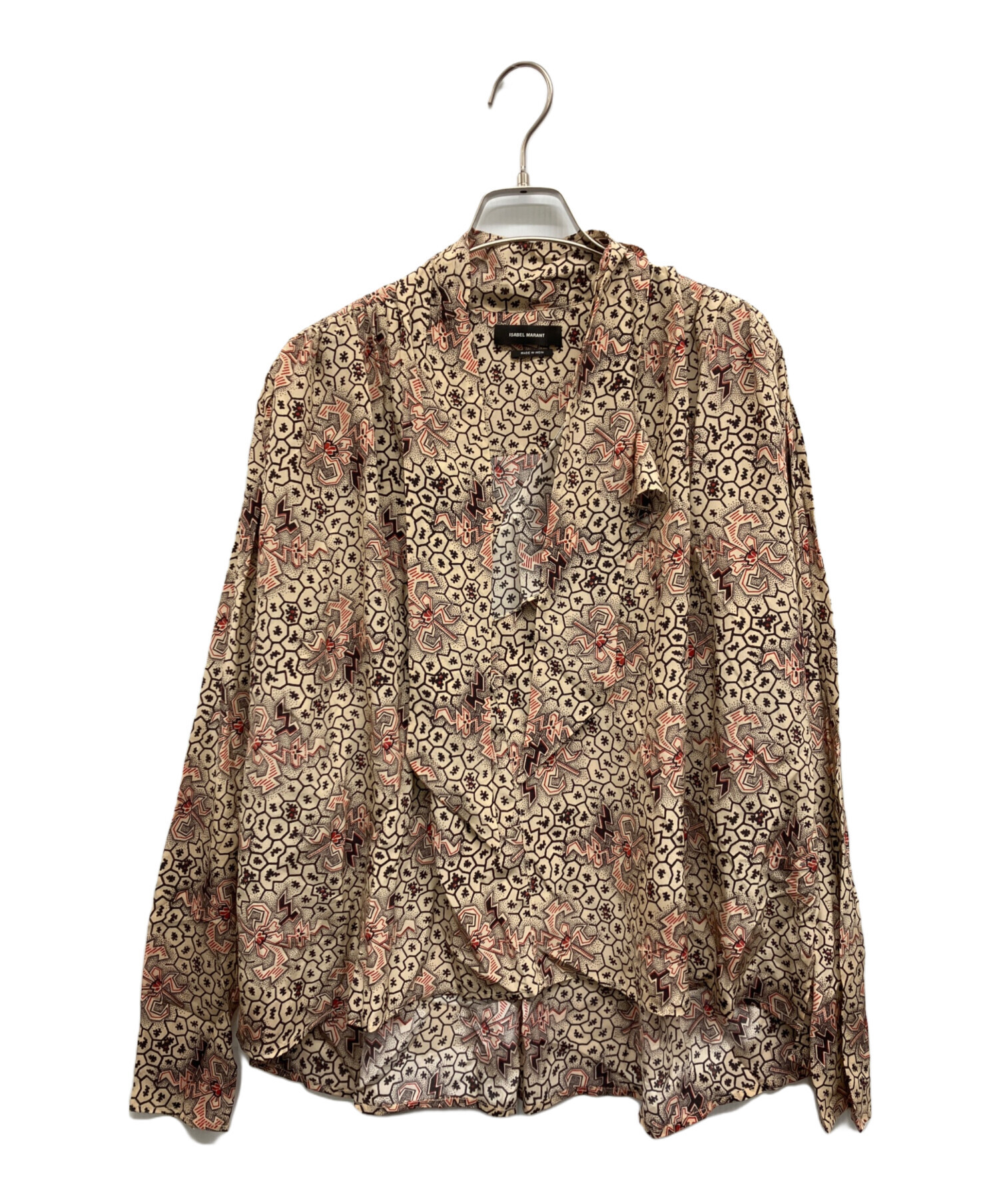 中古・古着通販】ISABEL MARANT (イザベルマラン) シルク総柄ボウタイ 