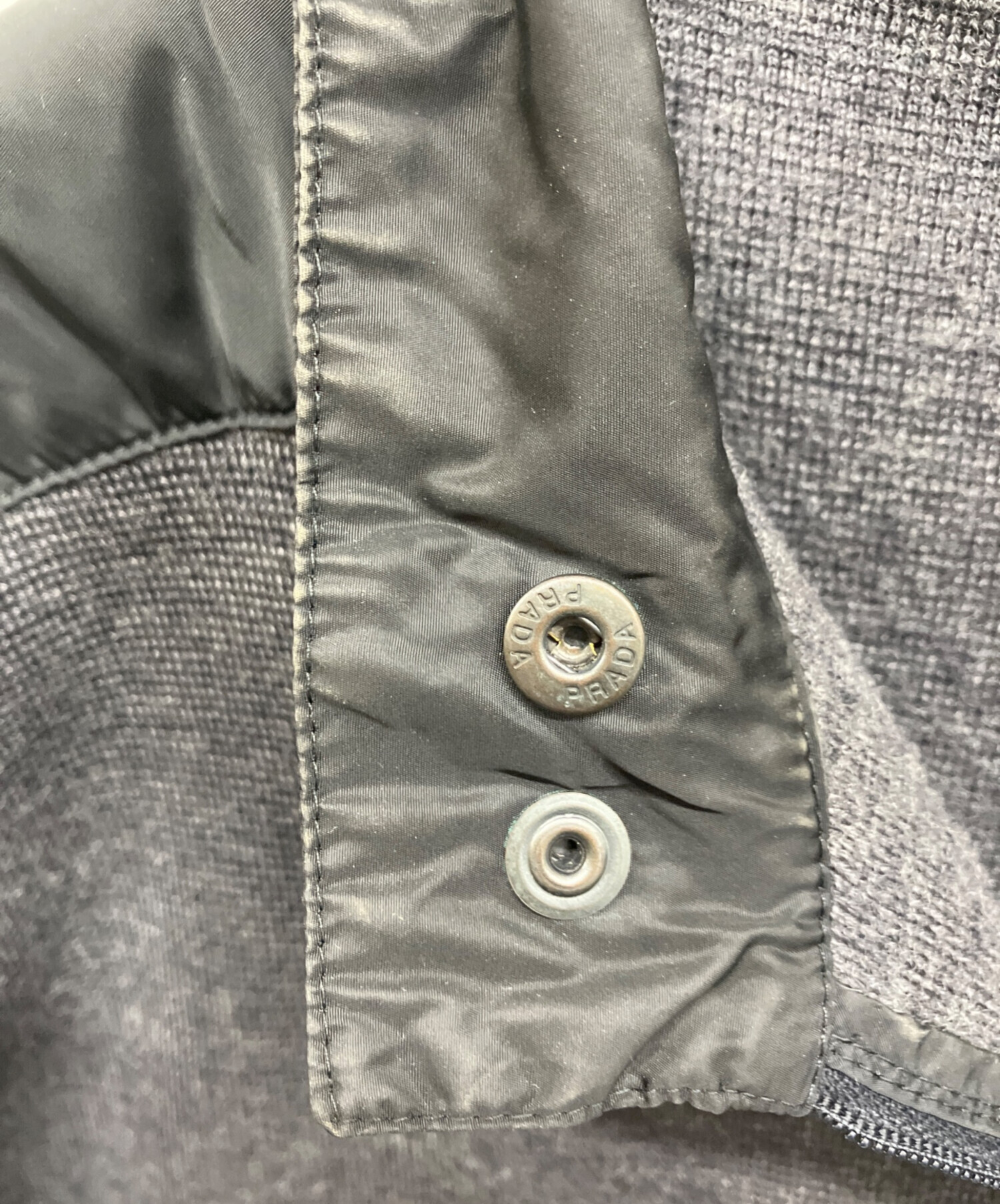 中古・古着通販】PRADA SPORTS (プラダスポーツ) ナイロン切替ニット