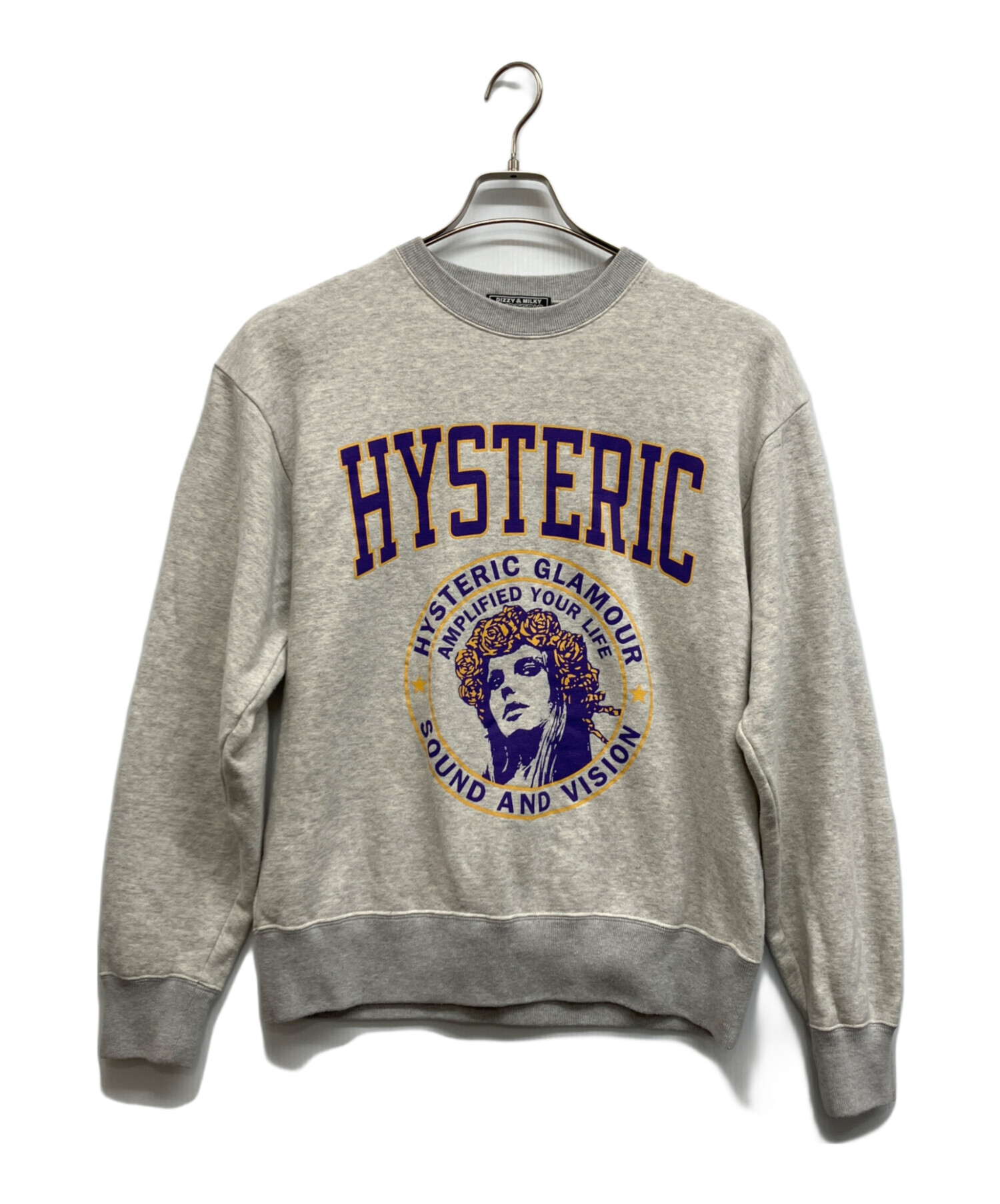古着 HYSTERIC ヒステリック 日本製 長袖 スウェット トレーナー FREE グレー ヒステリックグラマー レディース EVIL'S DAYDREAM スウェット|JOEY HYSTERIC | HYSTERIC GLAMOUR ONLINE
