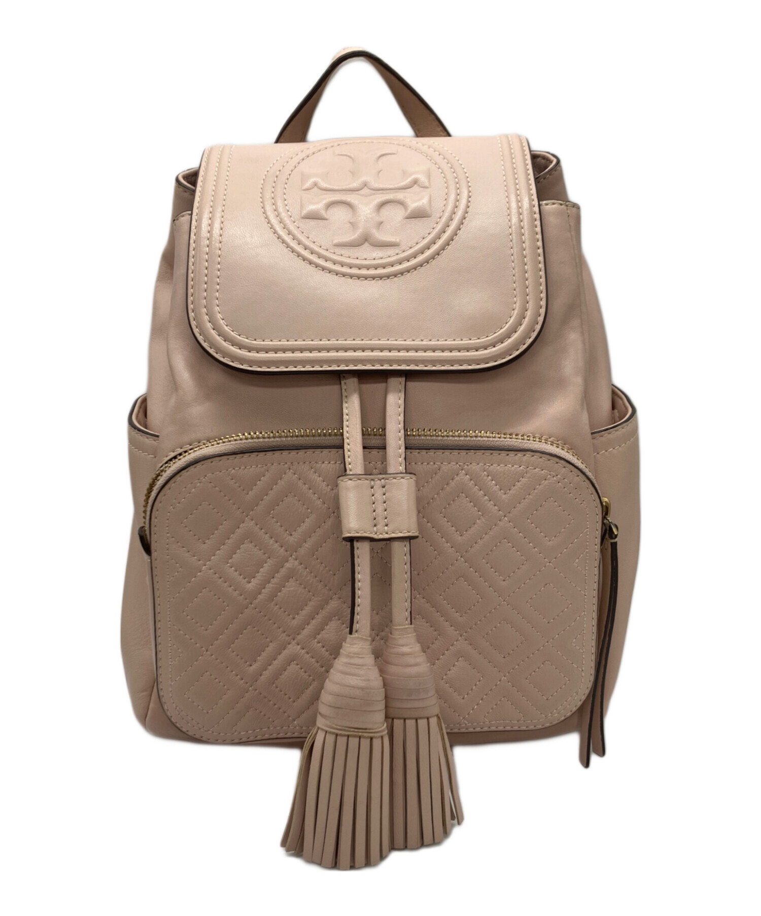 中古・古着通販】TORY BURCH (トリーバーチ) ロゴリュック ピンク 