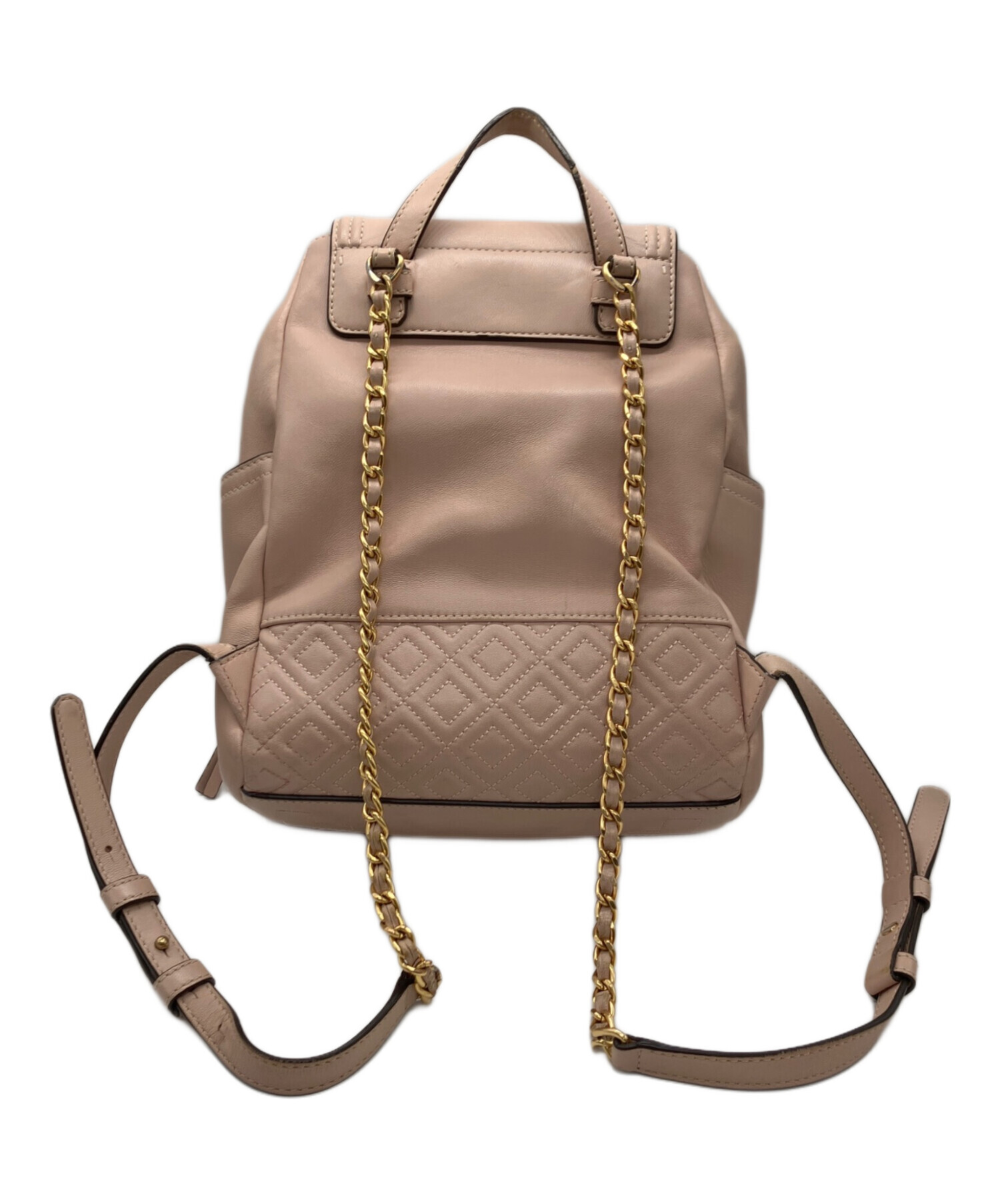 中古・古着通販】TORY BURCH (トリーバーチ) ロゴリュック ピンク 