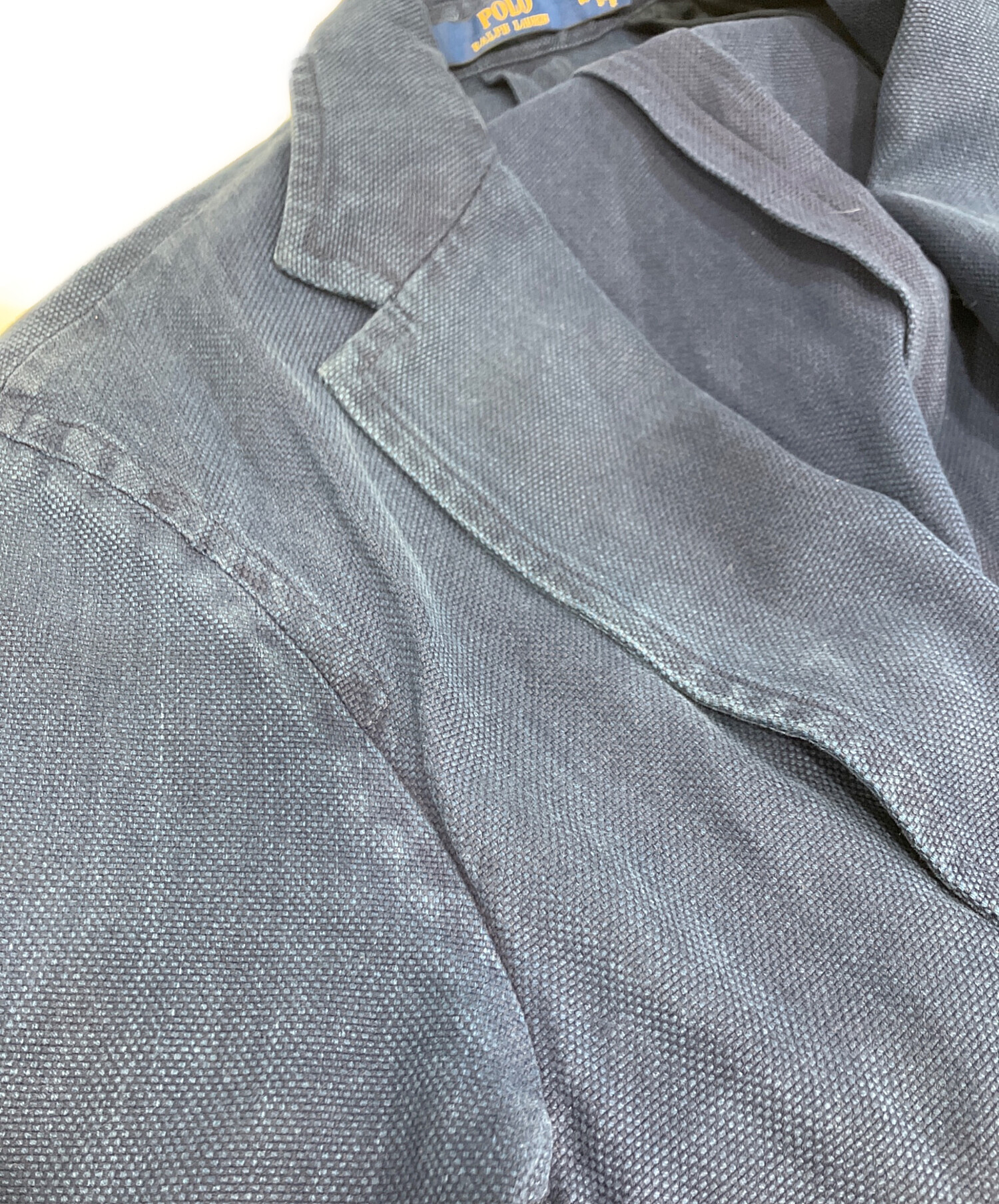 ポロラルフローレン現行タグ　コットンテーラードジャケット　茶　M相当 Polo by Ralph Lauren ポロバイラルフローレン コーデュロイ