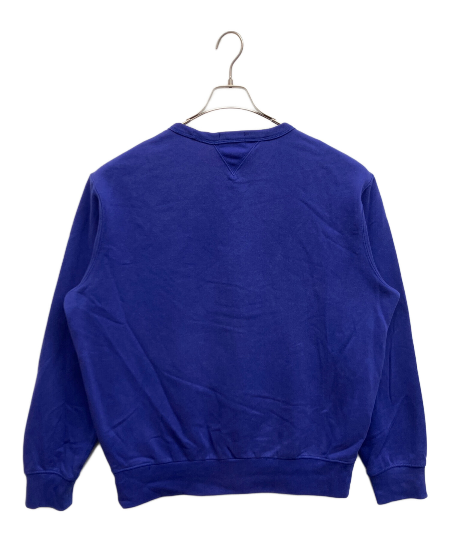 ✨人気✨ポロラルフローレン　スウェット ポロベア ネイビー Vガゼット 中古・古着通販】POLO RALPH LAUREN (ポロ・ラルフローレン) 前V