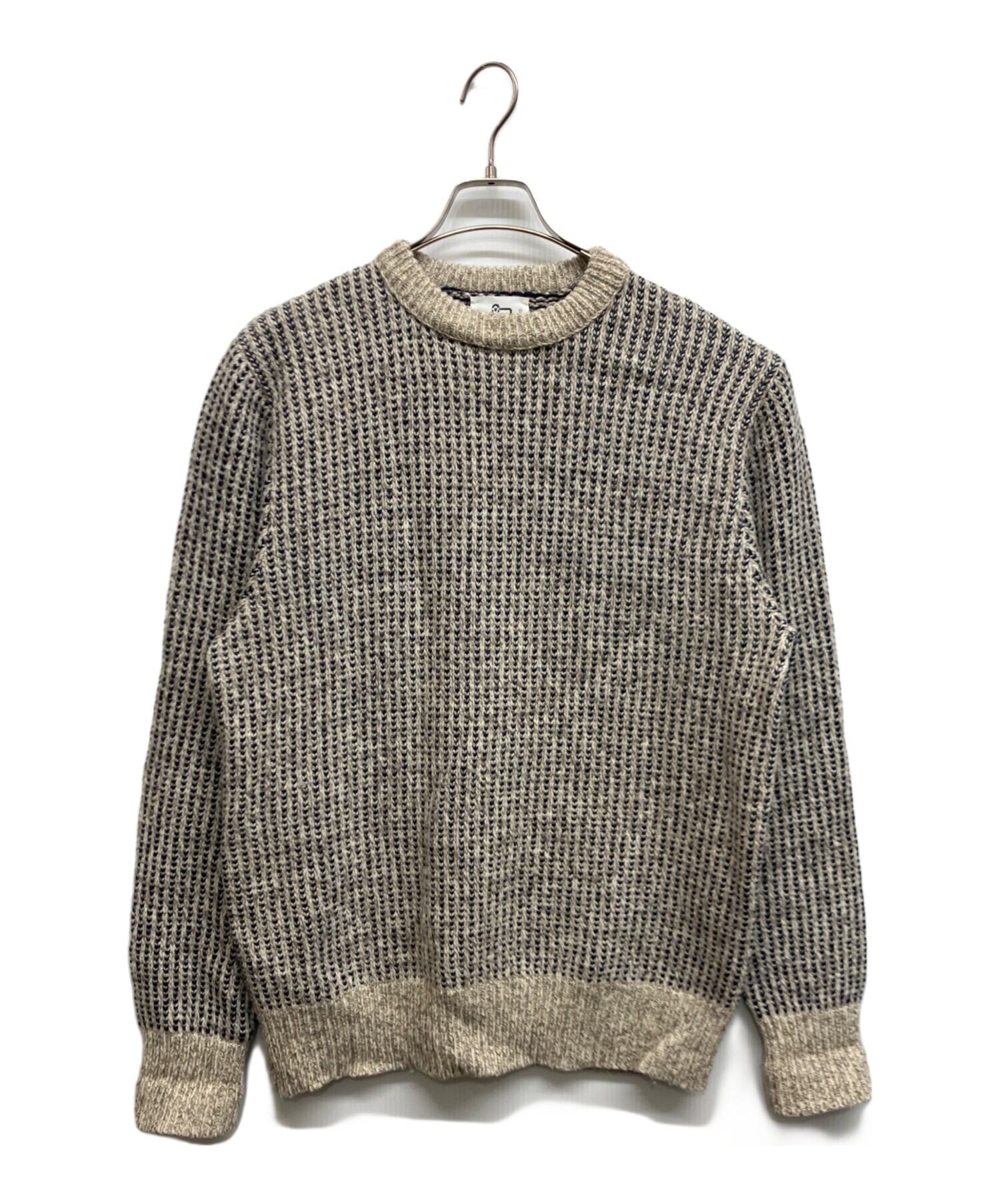 中古・古着通販】WOOLRICH (ウールリッチ) バーズアイニット グレー