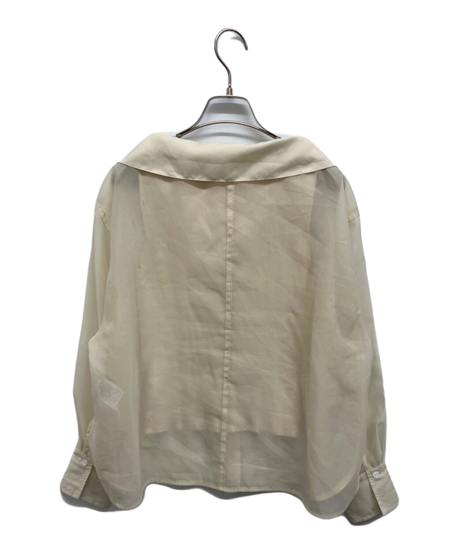 中古・古着通販】Snidel (スナイデル) Sustainaシアーシャツニット 