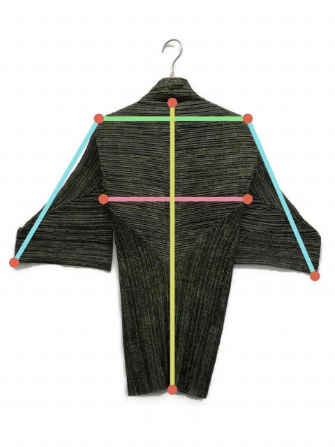 中古・古着通販】ISSEY MIYAKE (イッセイミヤケ) 97SS プリーツ変形