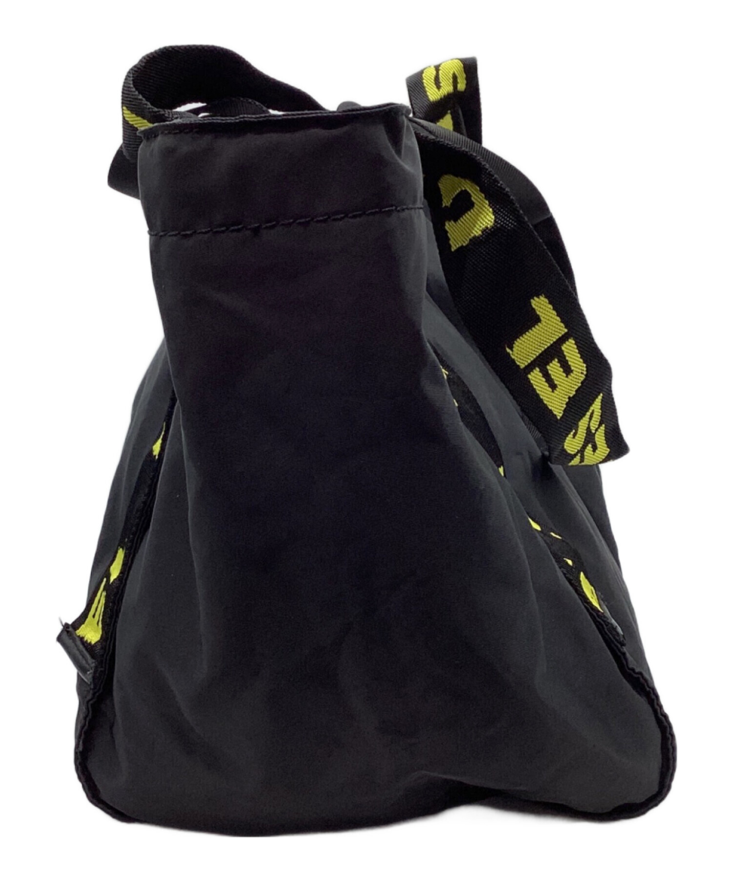 DIESEL ディーゼル 3wayトートバッグ 新品タグ付き ブラック×イエロー 中古・古着通販】DIESEL (ディーゼル) 3WAYナイロントートバッグ