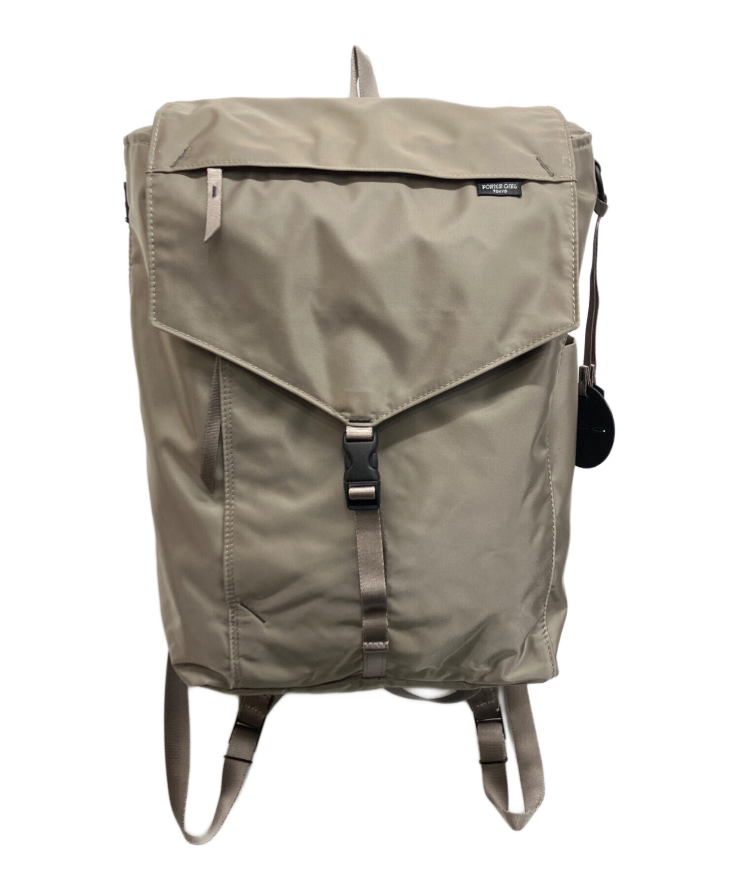中古・古着通販】PORTER GIRL (ポーターガール) SHELL RUCKSACK グレー