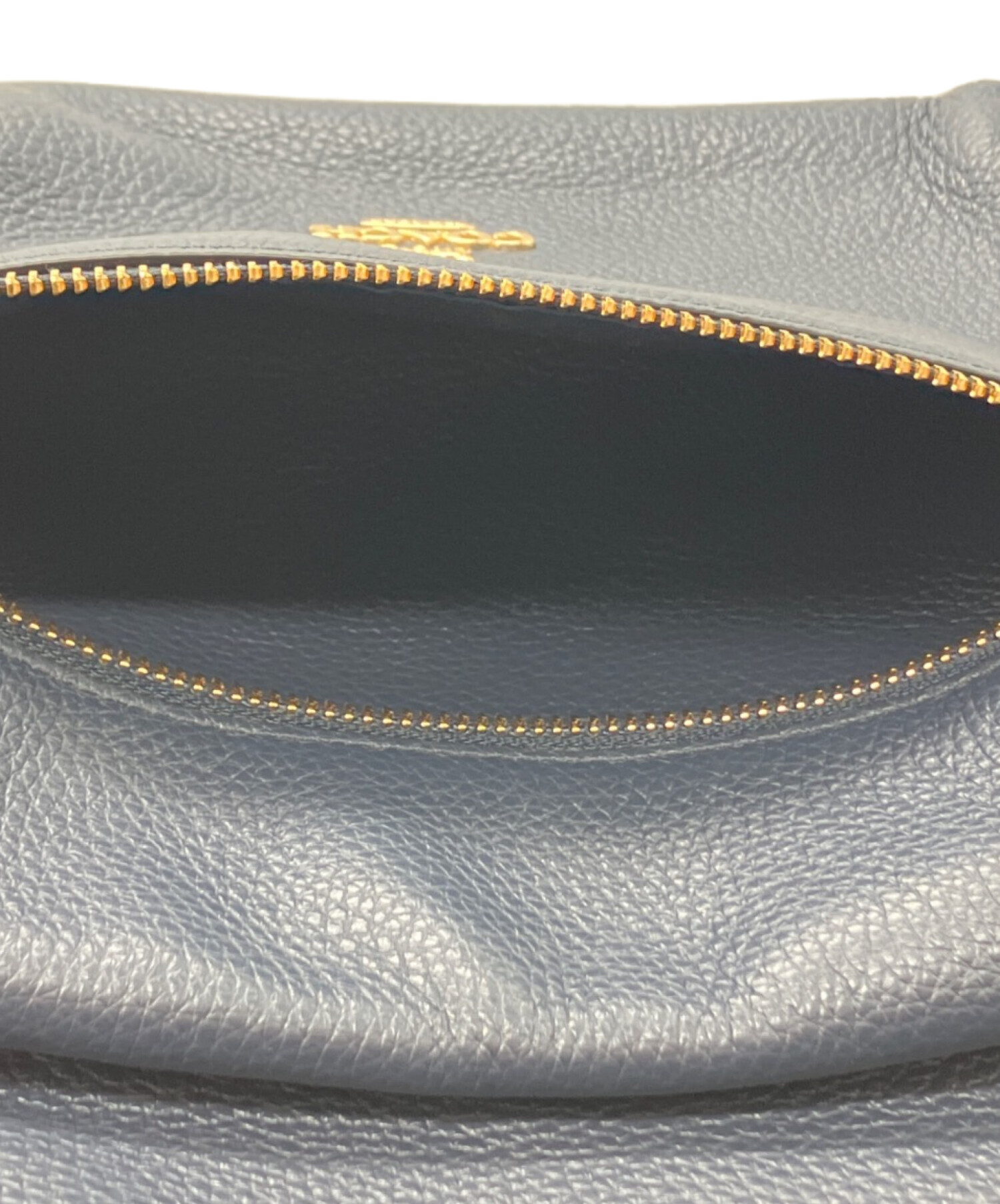 中古・古着通販】COACH (コーチ) レザーリュック ネイビー｜ブランド