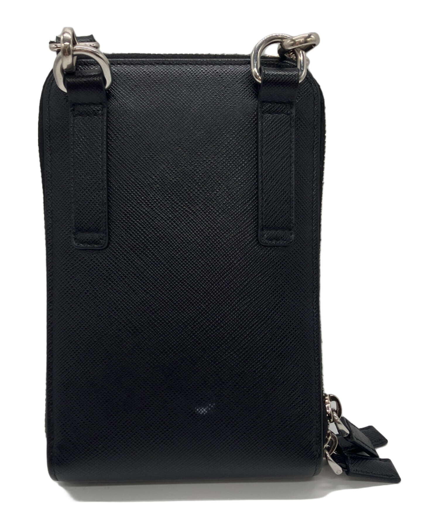 中古・古着通販】PRADA (プラダ) サフィアーノレザー スマートフォン 中古・古着通販】PRADA (プラダ) サフィアーノレザー スマートフォン